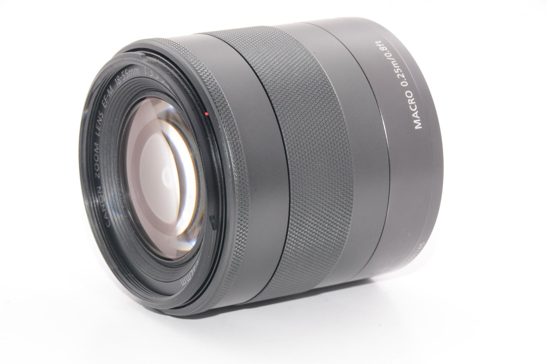 【外観特上級】Canon ミラーレス一眼カメラ EOS M レンズキット EF-M18-55mm F3.5-5.6 IS STM付属 ホワイト EOSMWH-18-55ISSTMLK