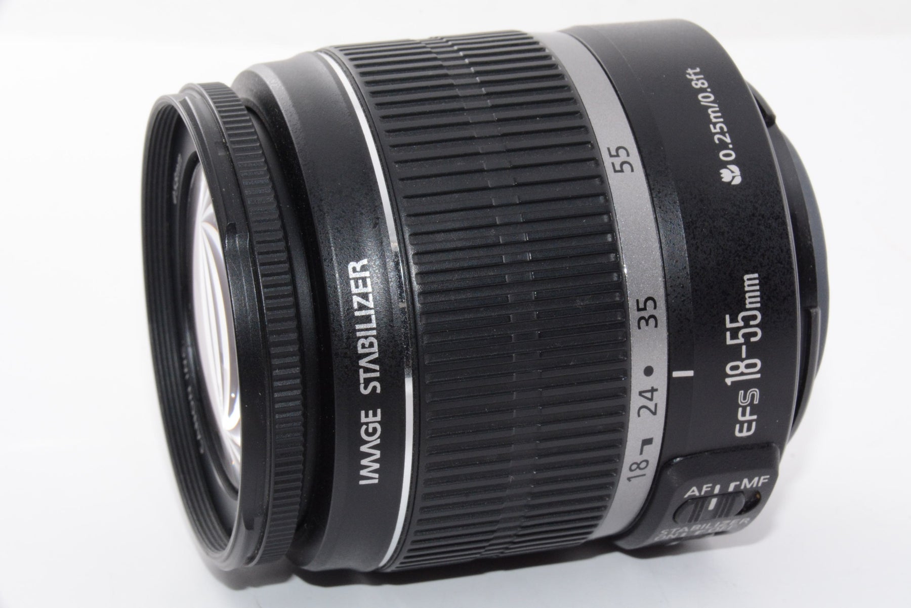 【外観特上級】Canon 標準ズームレンズ EF-S18-55mm F3.5-5.6 IS