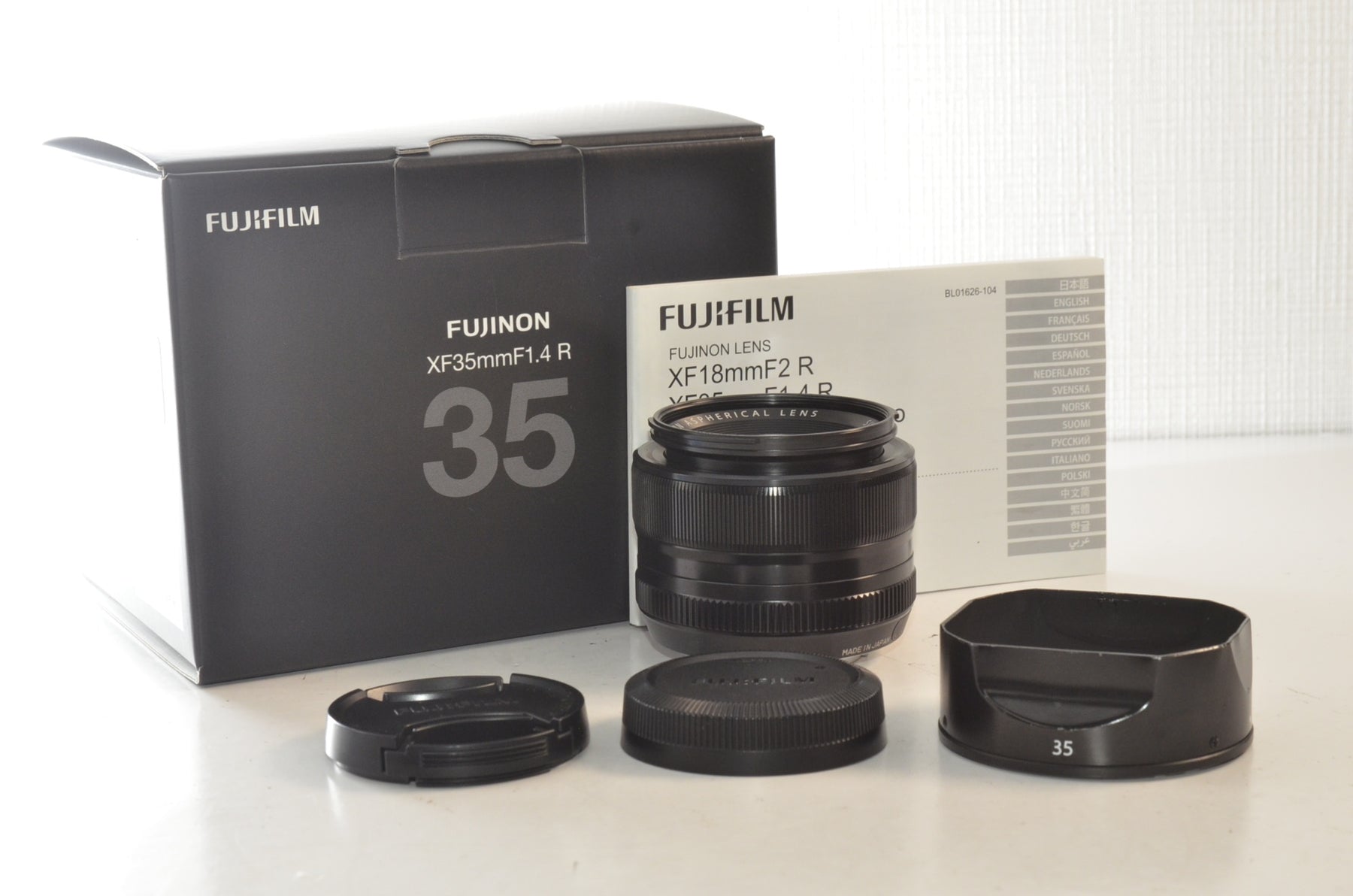 【外観特上級】FUJIFILM 単焦点標準レンズ XF35mmF1.4 R