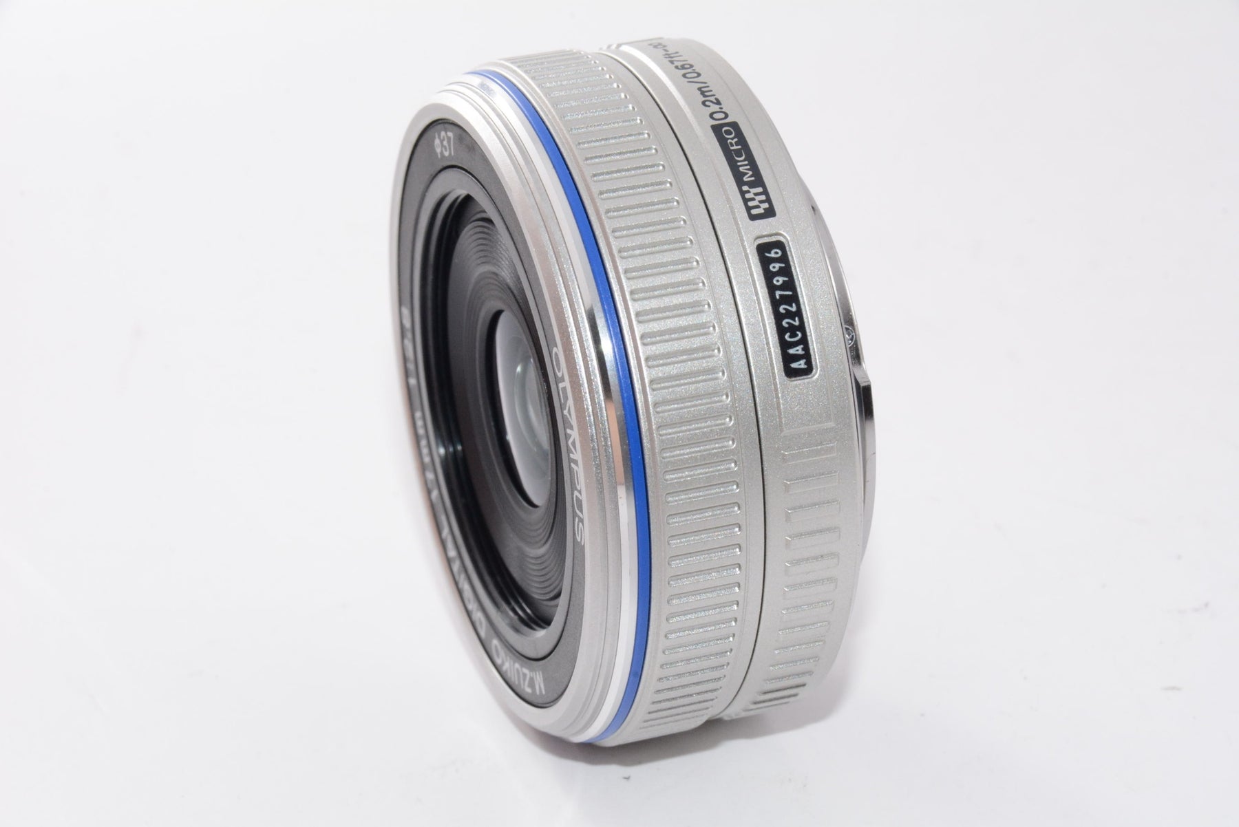 【外観並級】OLYMPUS パンケーキレンズ M.ZUIKO DIGITAL 17mm F2.8 シルバー