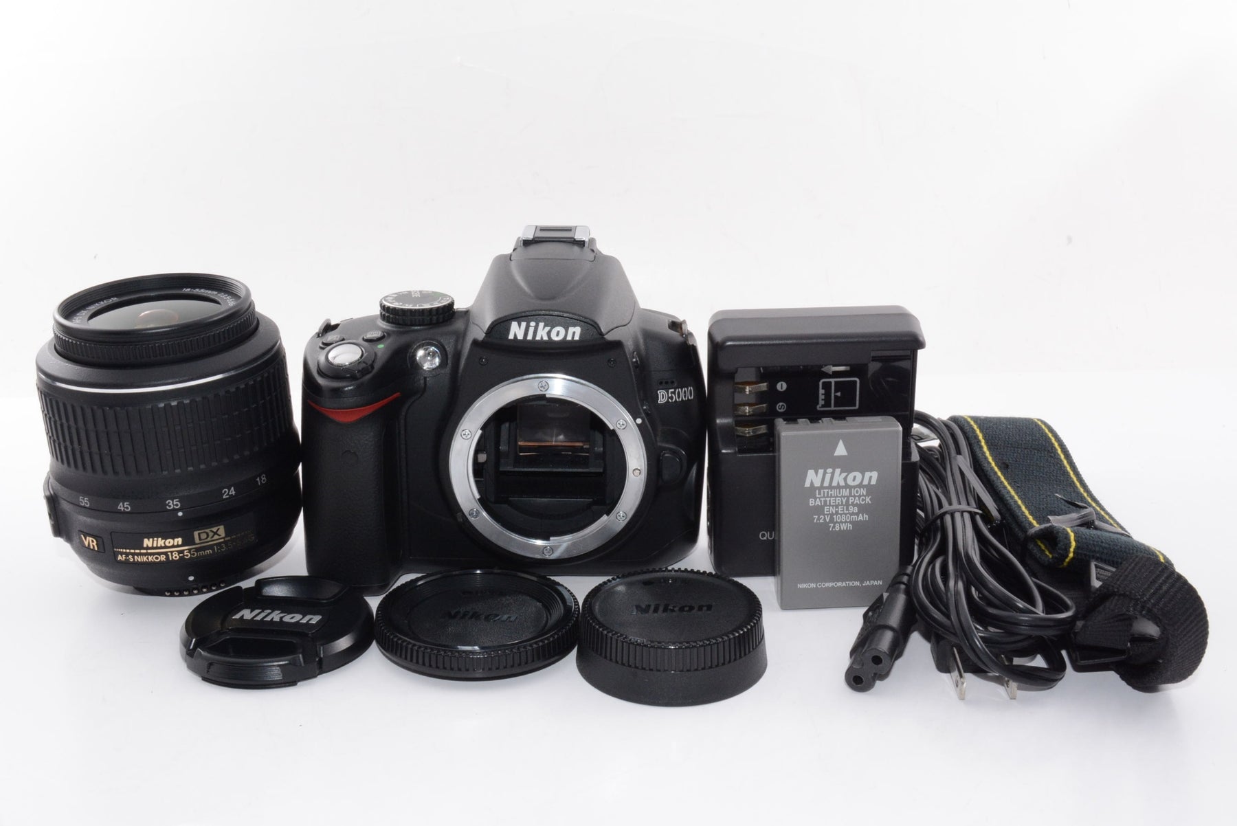 【外観並級】Nikon デジタル一眼レフカメラ D5000 レンズキット D5000LK