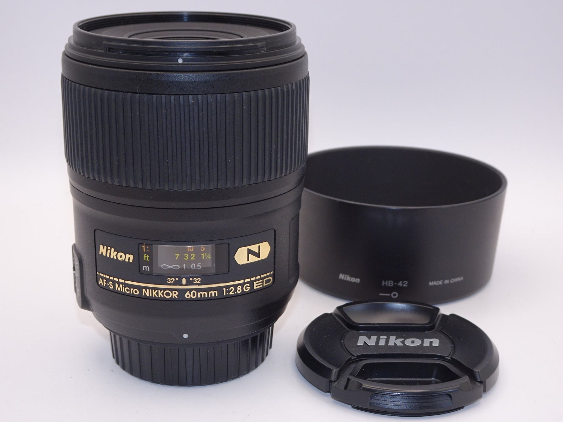 【外観特上級】Nikon 単焦点マイクロレンズ AF-S Micro 60mm f/2.8G ED