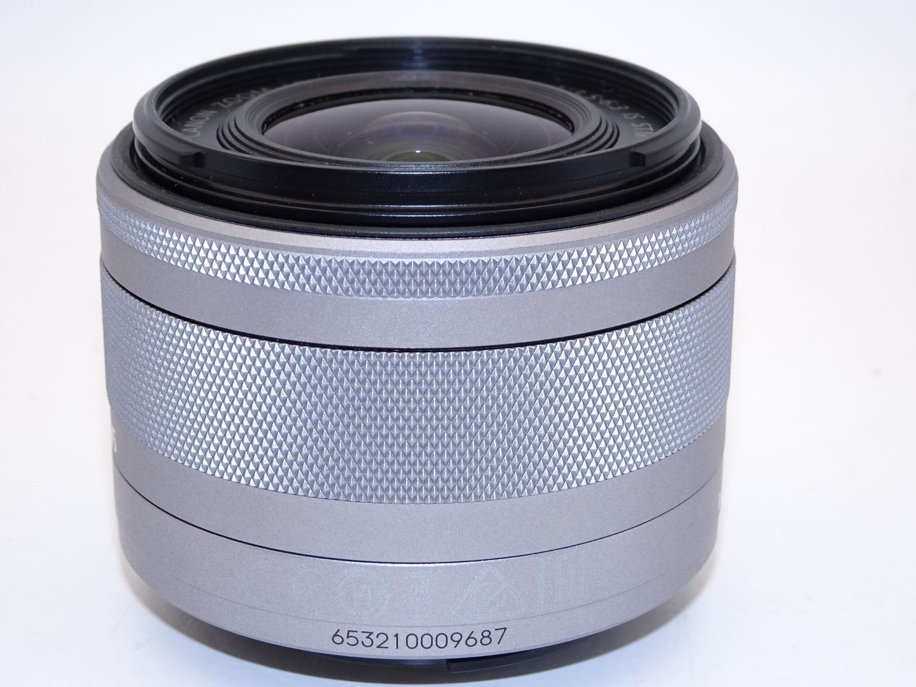 【外観特上級】Canon 標準ズームレンズ EF-M15-45mm F3.5-6.3IS STM(シルバー) ミラーレス一眼対応 EF-M15-45ISSTMSL