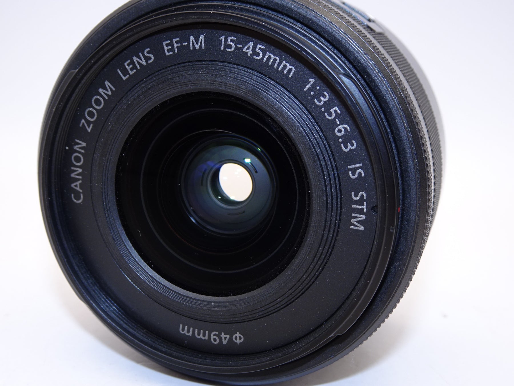 【外観特上級】Canon 標準ズームレンズ EF-M15-45mm F3.5-6.3IS STM(グラファイト) ミラーレス一眼対応 EF-M15-45ISSTM