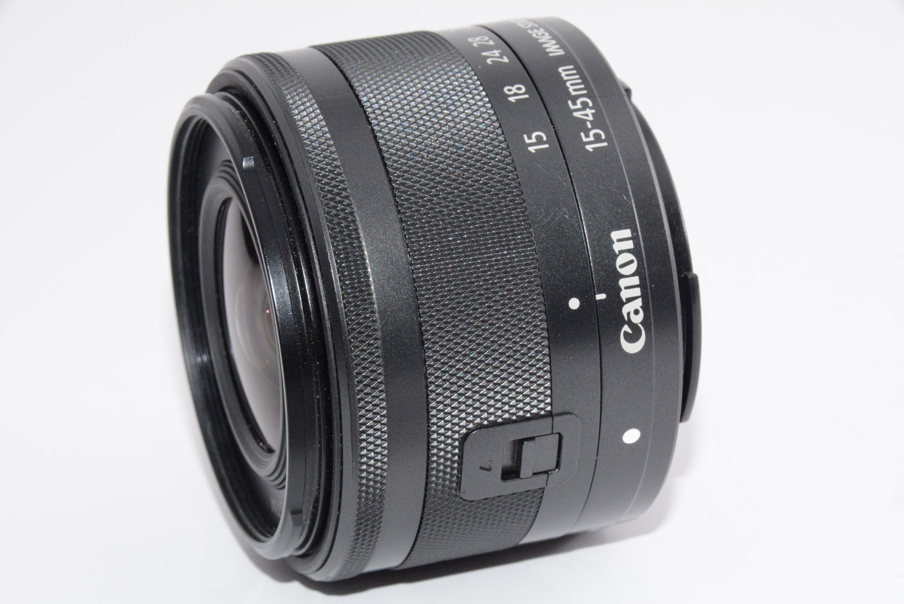 【外観並級】Canon 標準ズームレンズ EF-M15-45mm F3.5-6.3IS STM(グラファイト) ミラーレス一眼対応 EF-M15-45ISSTM