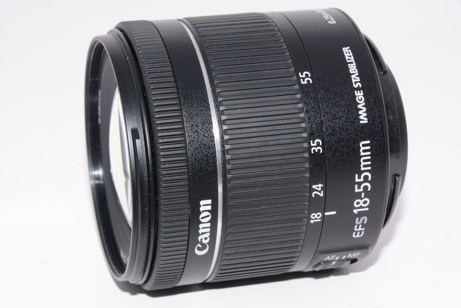 【外観並級】Canon 標準ズームレンズ EF-S18-55mm F3.5-5.6 IS STM