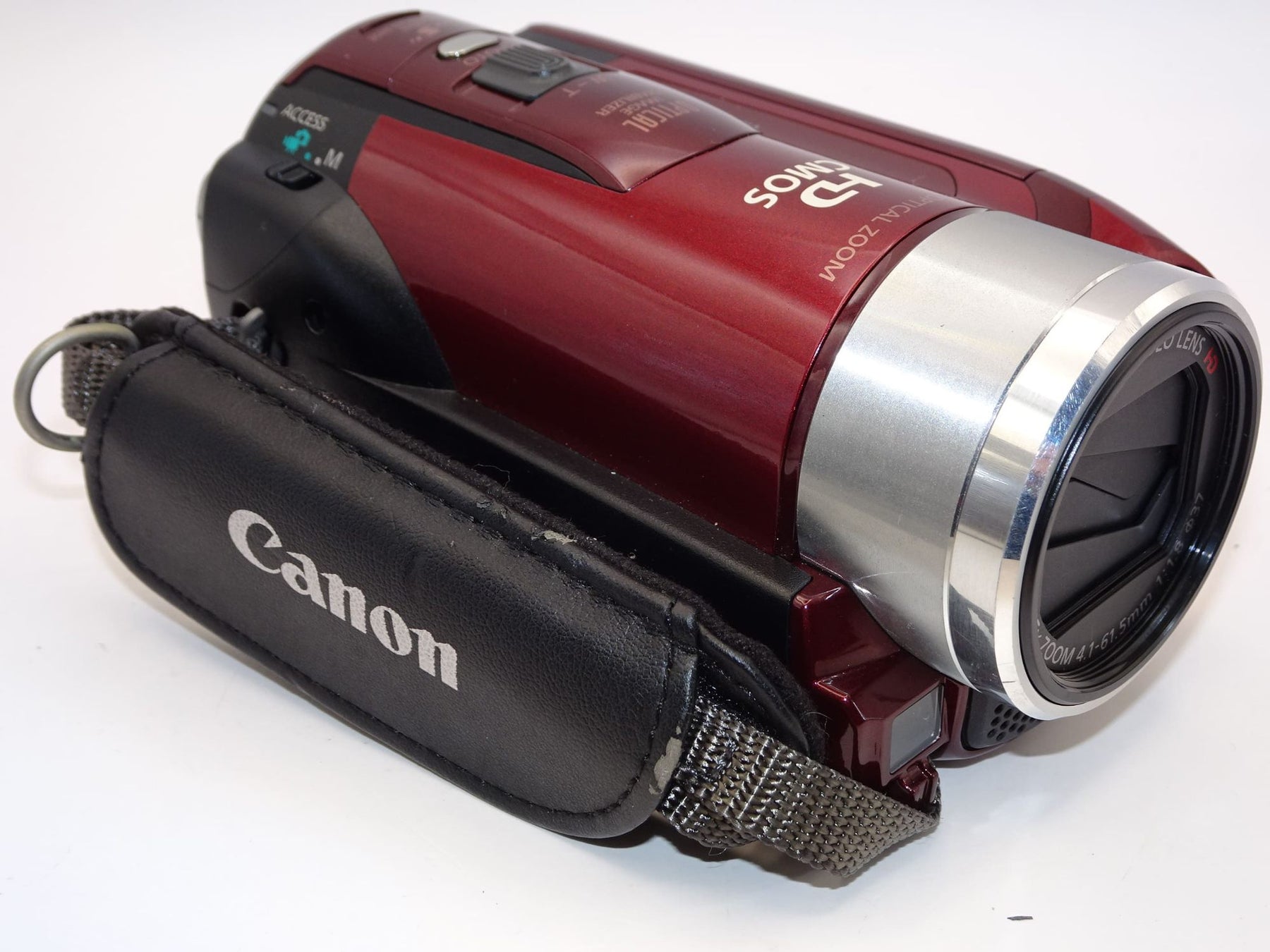 【外観特上級】Canon フルハイビジョンビデオカメラ iVIS HF M31 レッド IVISHFM31RD (内蔵メモリ32GB)