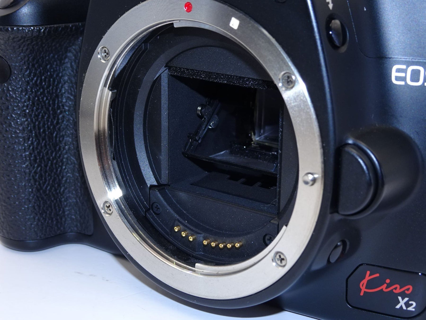 【外観並級】Canon デジタル一眼レフカメラ EOS Kiss X2 ダブルズームキット