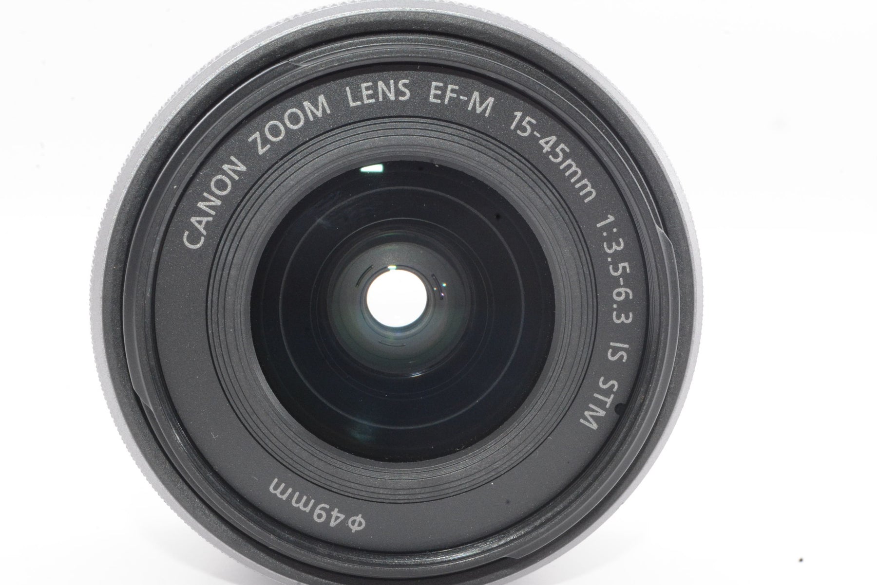 【外観特上級】Canon 標準ズームレンズ EF-M15-45mm F3.5-6.3IS STM(シルバー) ミラーレス一眼対応 EF-M15-45ISSTMSL