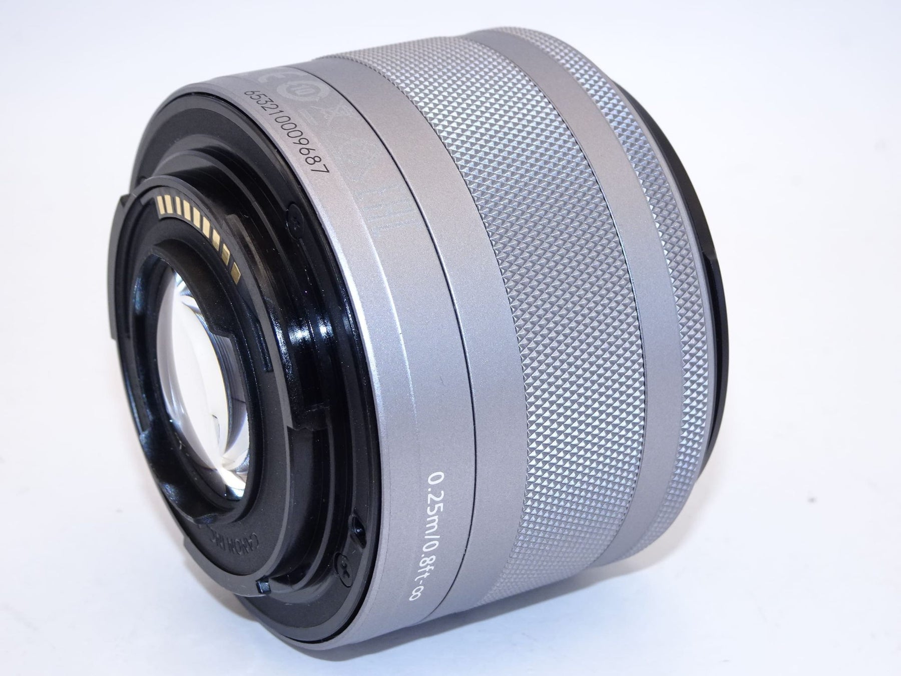 【外観特上級】Canon 標準ズームレンズ EF-M15-45mm F3.5-6.3IS STM(シルバー) ミラーレス一眼対応 EF-M15-45ISSTMSL