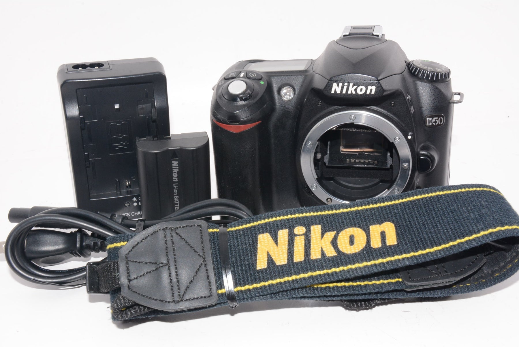 【外観並級】Nikon D50 ブラック デジタル一眼レフカメラ ボディ単体 D50B