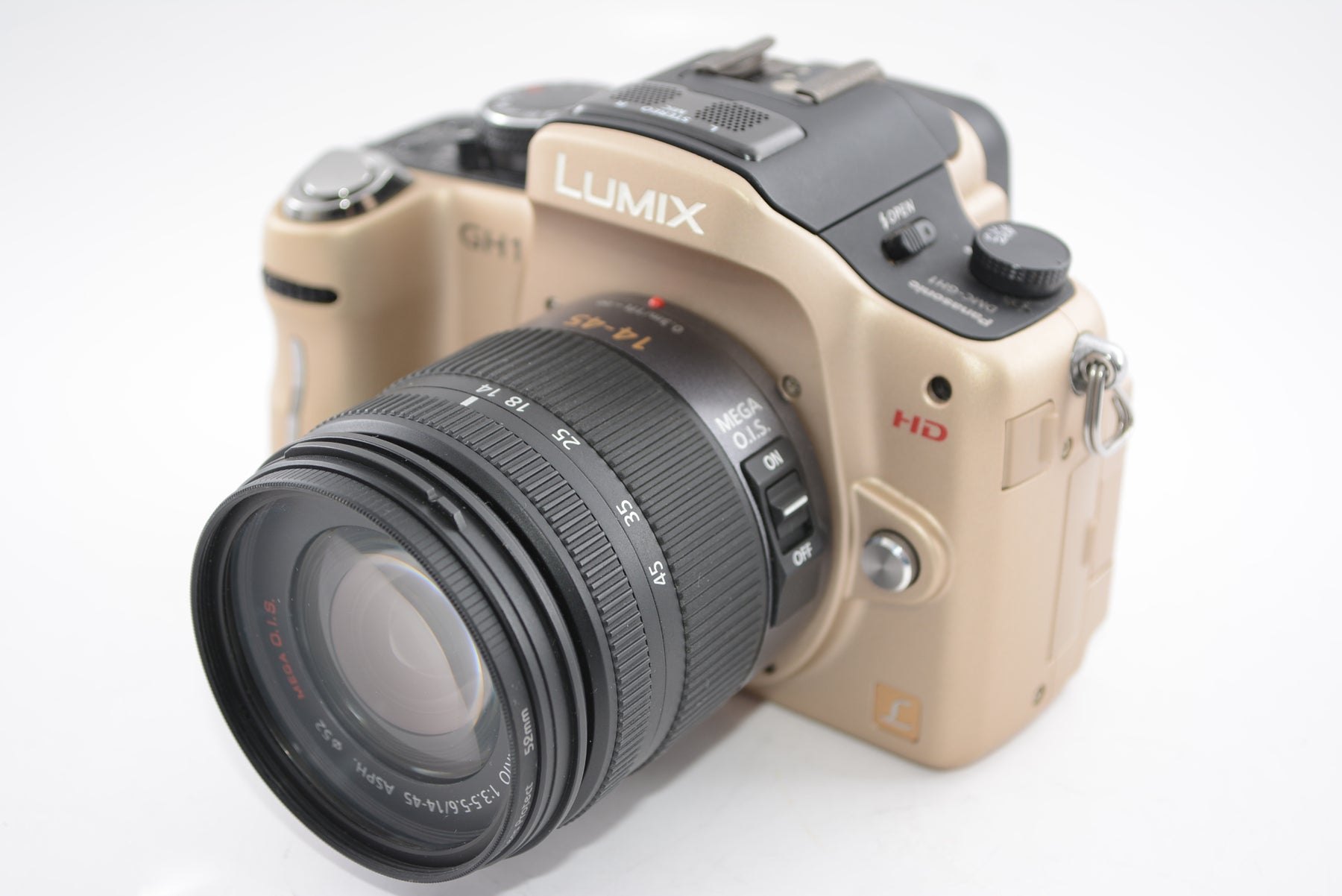 【外観並級】Panasonic パナソニック LUMIX デジタル一眼カメラ GH1 レンズキット コンフォートゴールド DMC-GH1A-N