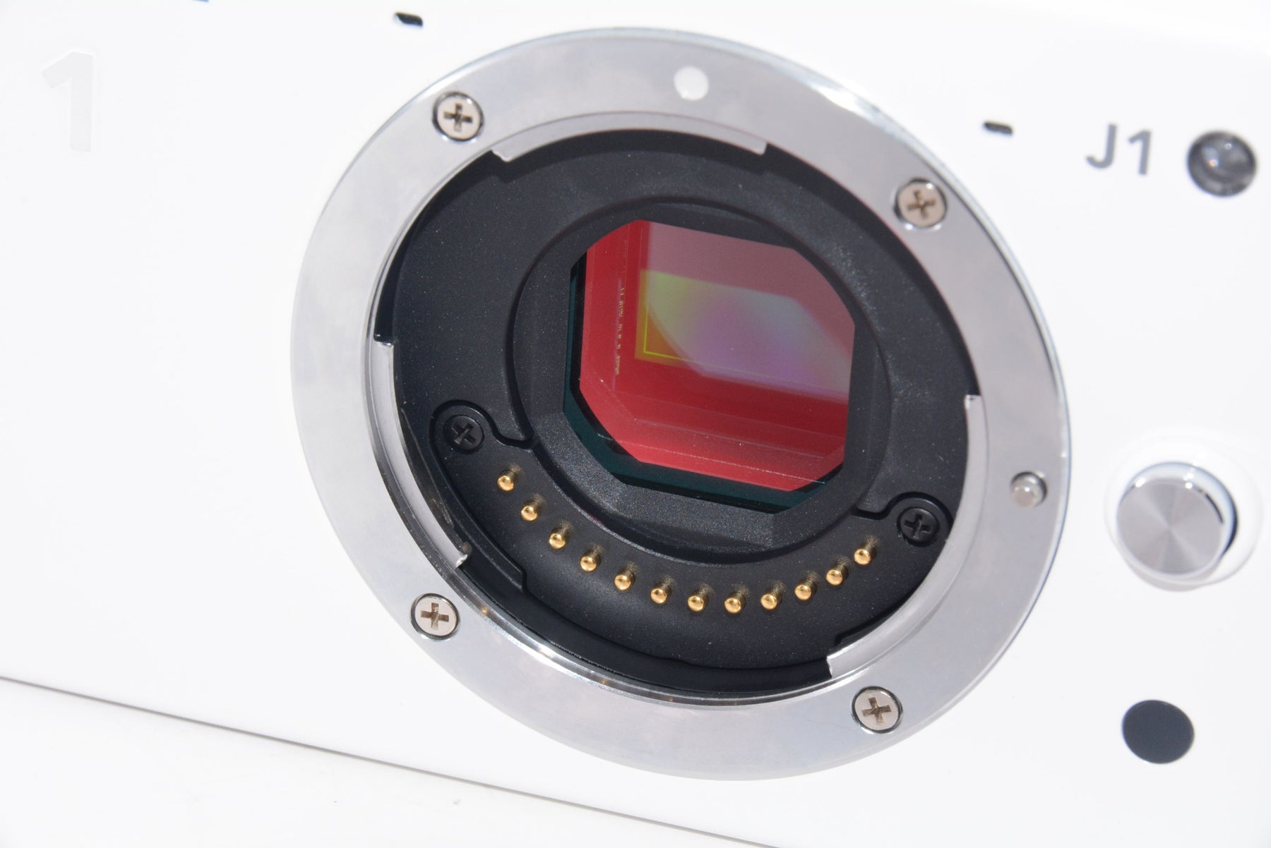【外観並級】Nikon ニコン ミラーレス一眼カメラ Nikon 1 J1 ボディ ホワイト