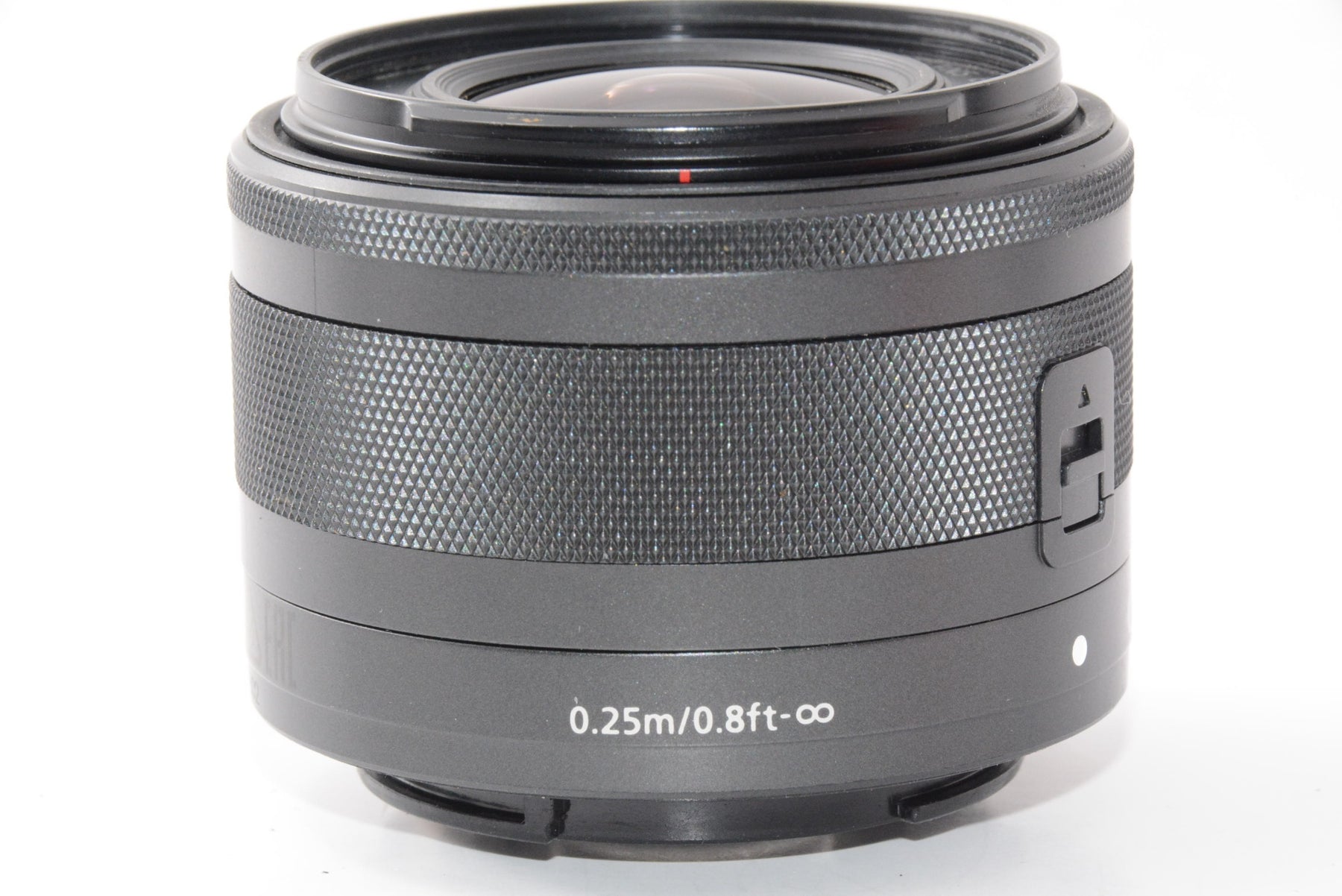 【外観特上級】Canon 標準ズームレンズ EF-M15-45mm F3.5-6.3IS STM(グラファイト) ミラーレス一眼対応 EF-M15-45ISSTM