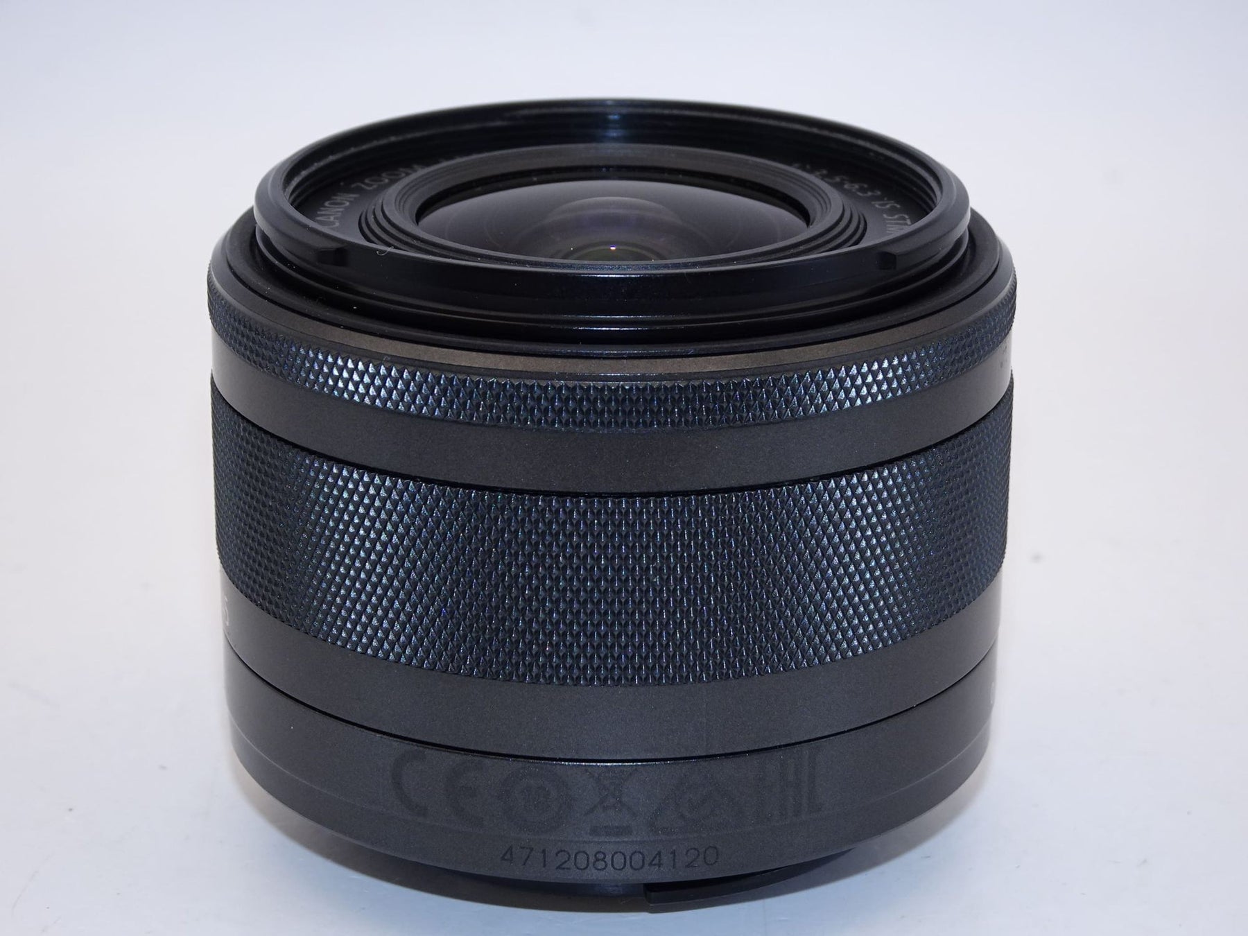 【外観特上級】Canon 標準ズームレンズ EF-M15-45mm F3.5-6.3IS STM(グラファイト) ミラーレス一眼対応 EF-M15-45ISSTM