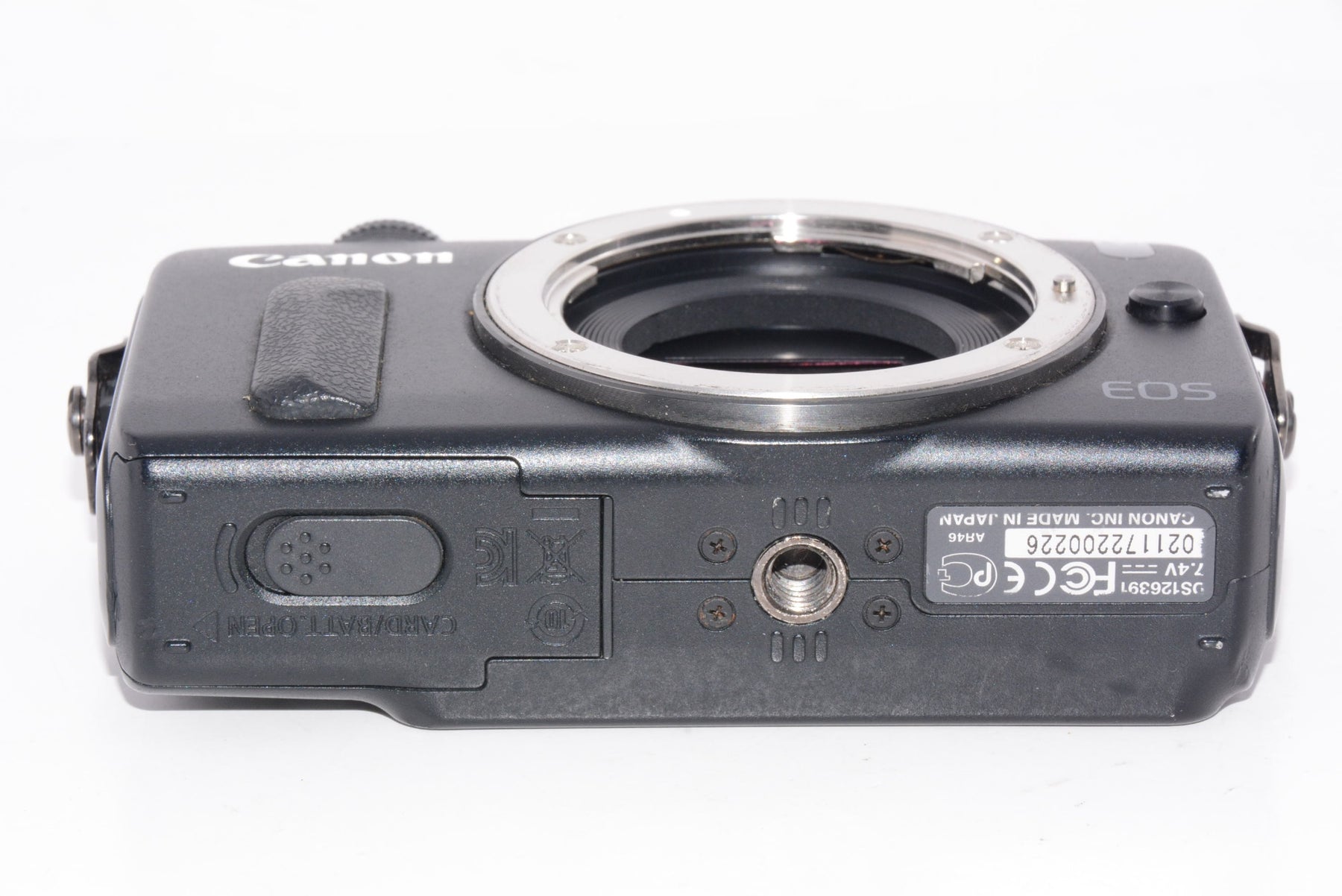 【外観並級】Canon ミラーレス一眼カメラ EOS M ボディ ブラック EOSMBK-BODY