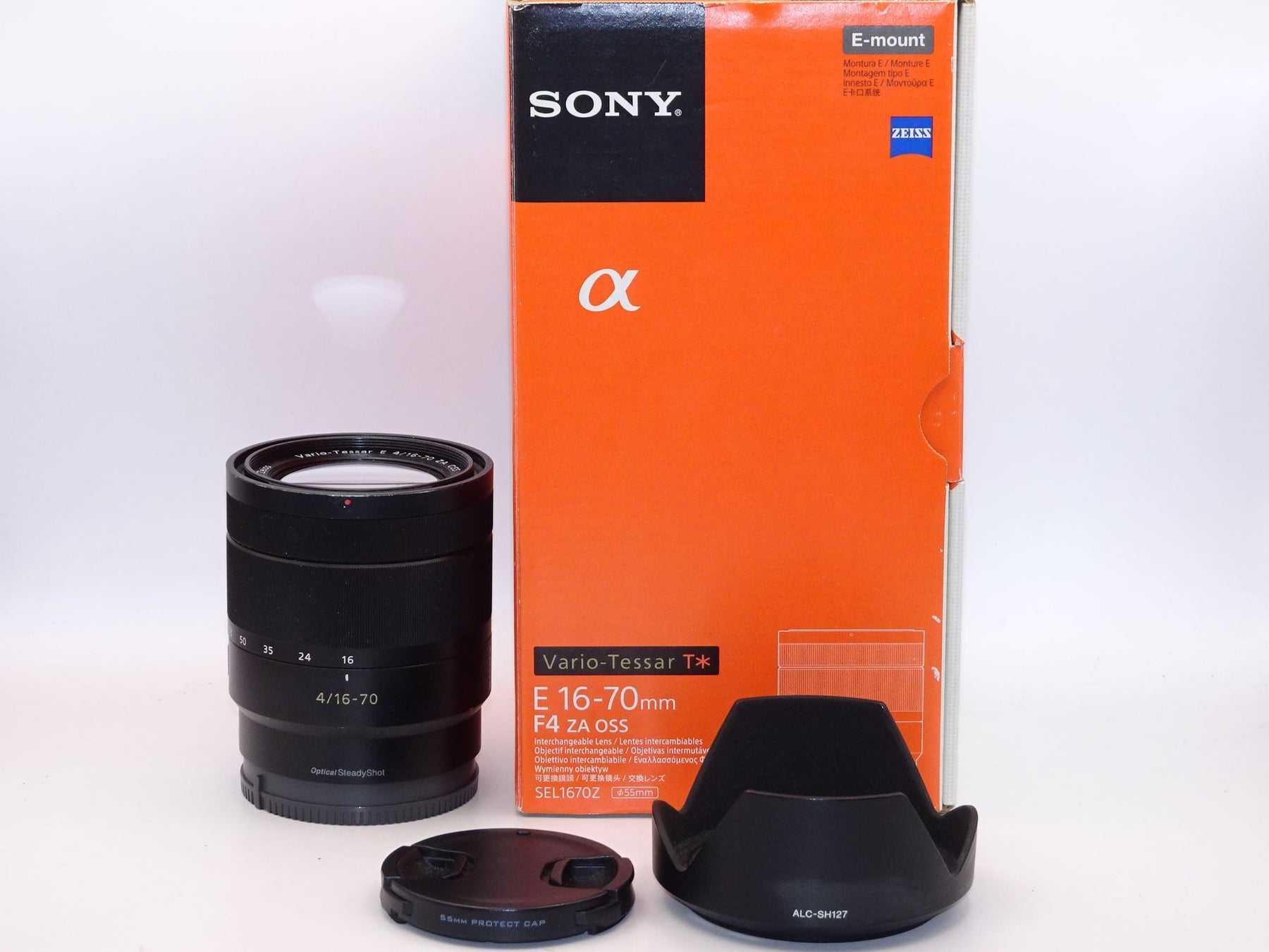 【外観並級】ソニー SONY 標準ズームレンズ Vario-Tessar T* E 16-70mm F4 ZA OSS ソニー Eマウント用 APS-C専用 SEL1670Z