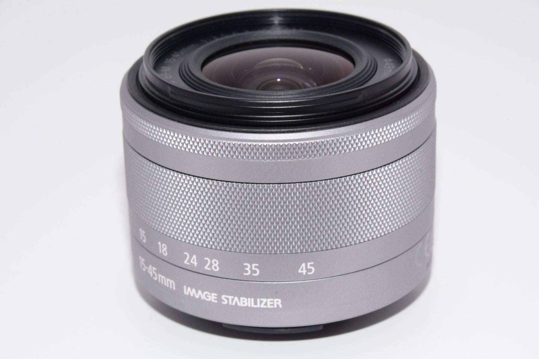 【外観特上級】Canon 標準ズームレンズ EF-M15-45mm F3.5-6.3IS STM(シルバー) ミラーレス一眼対応 EF-M15-45ISSTMSL