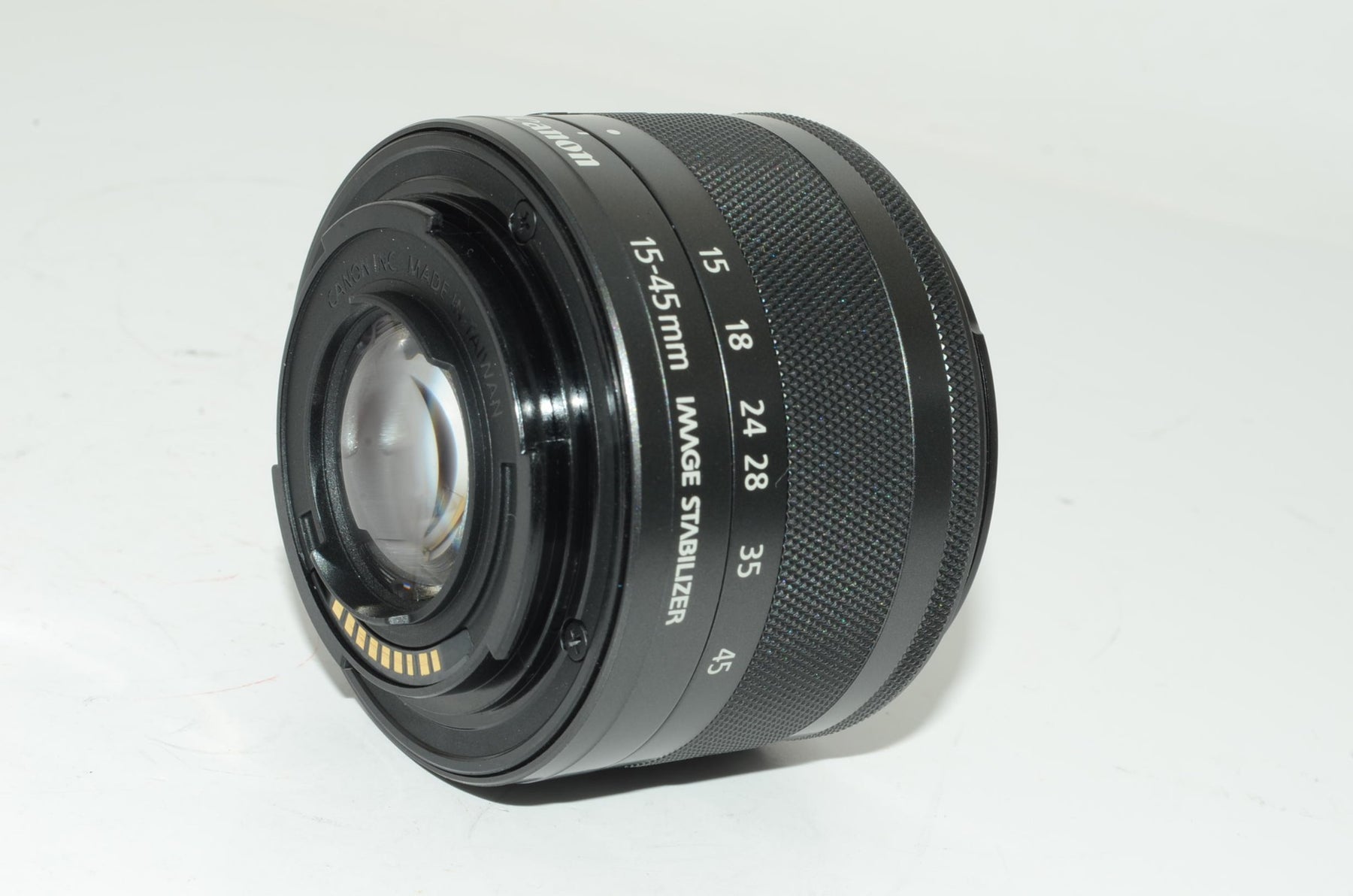 【外観特上級】Canon 標準ズームレンズ EF-M15-45mm F3.5-6.3IS STM(グラファイト) ミラーレス一眼対応 EF-M15-45ISSTM