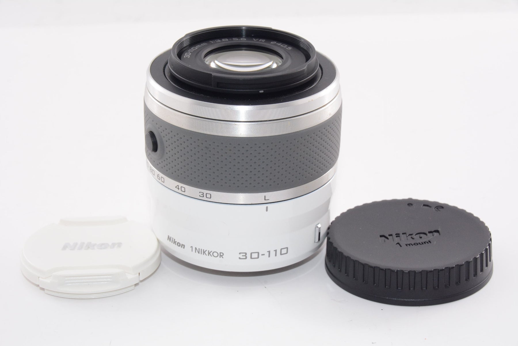 【外観特上級】Nikon 望遠ズームレンズ 1 NIKKOR VR 30-110mm f/3.8-5.6 ホワイト ニコンCXフォーマット専用