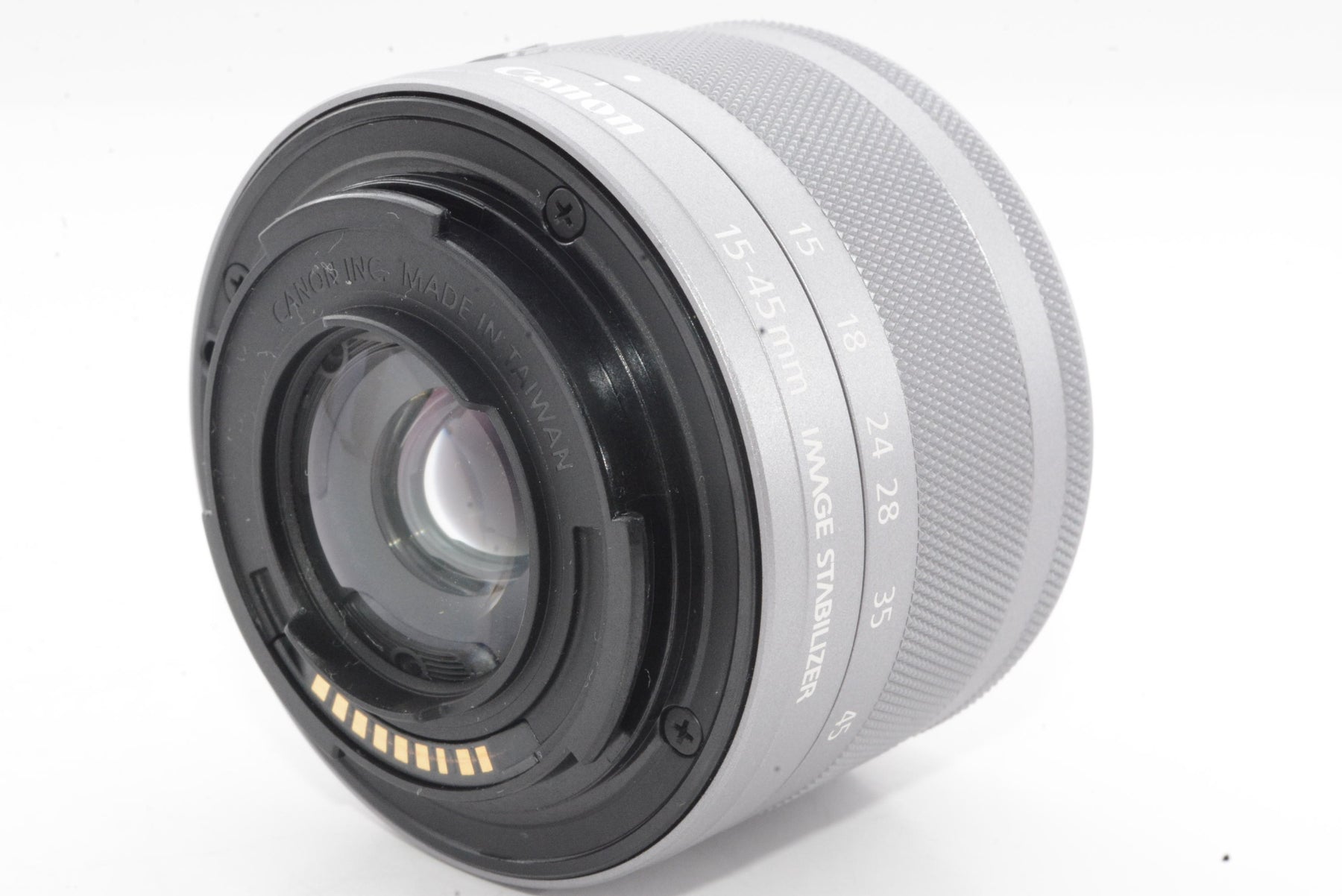 【外観特上級】Canon 標準ズームレンズ EF-M15-45mm F3.5-6.3IS STM(シルバー) ミラーレス一眼対応 EF-M15-45ISSTMSL