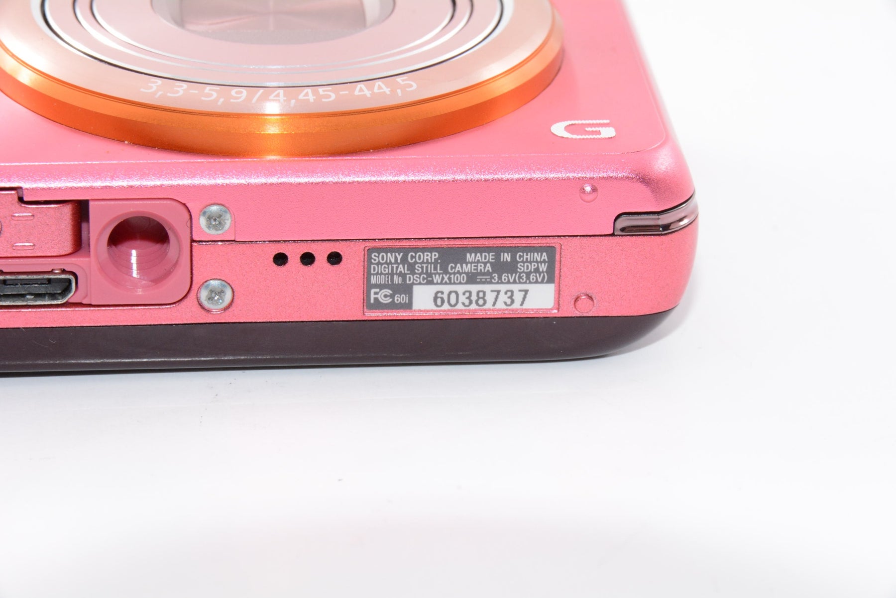 【外観特上級】ソニー SONY Cyber-shot WX100 ピンク