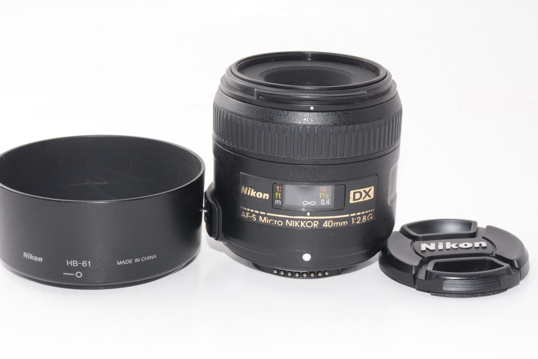 【外観特上級】Nikon 単焦点マイクロレンズ AF-S DX Micro NIKKOR 40mm f/2.8G ニコンDX