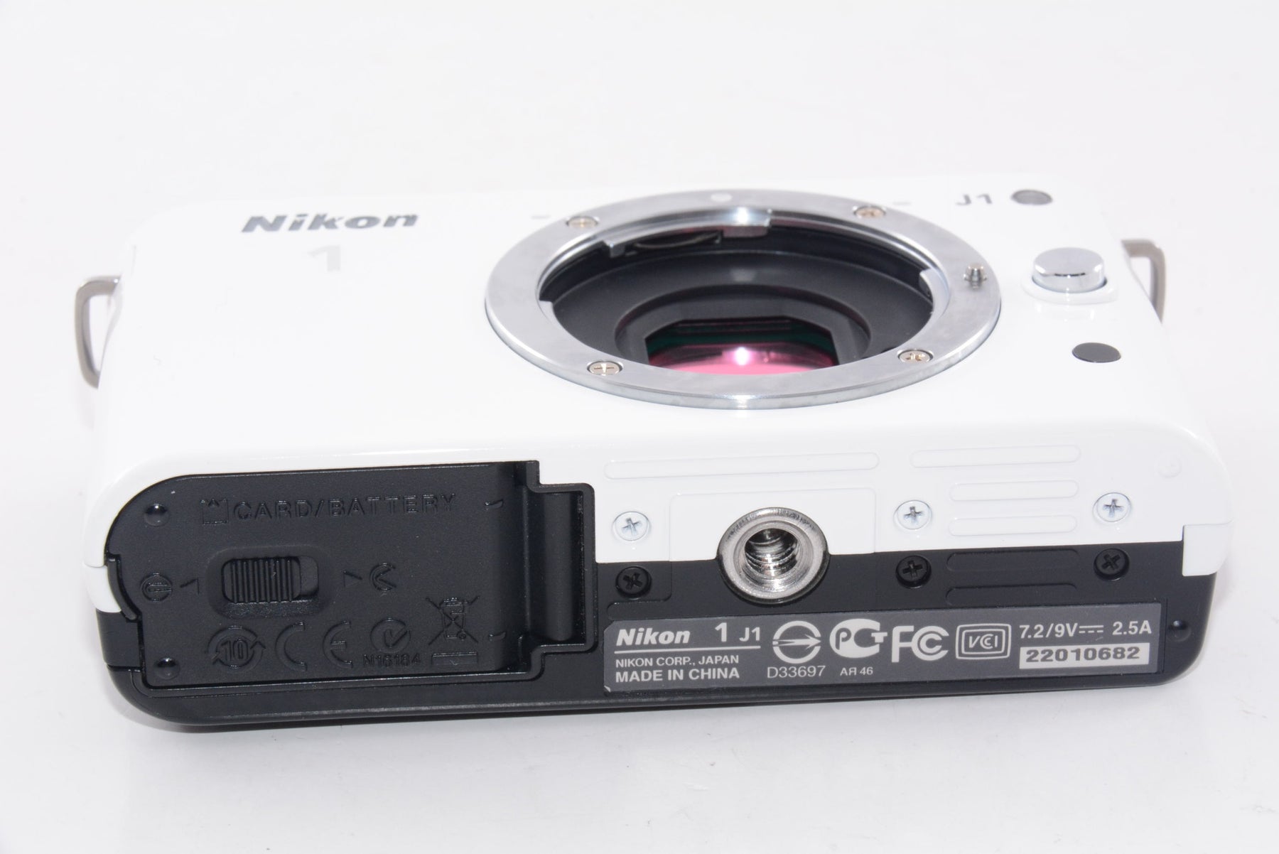 【外観並級】Nikon ニコン ミラーレス一眼カメラ Nikon 1 J1 ボディ ホワイト