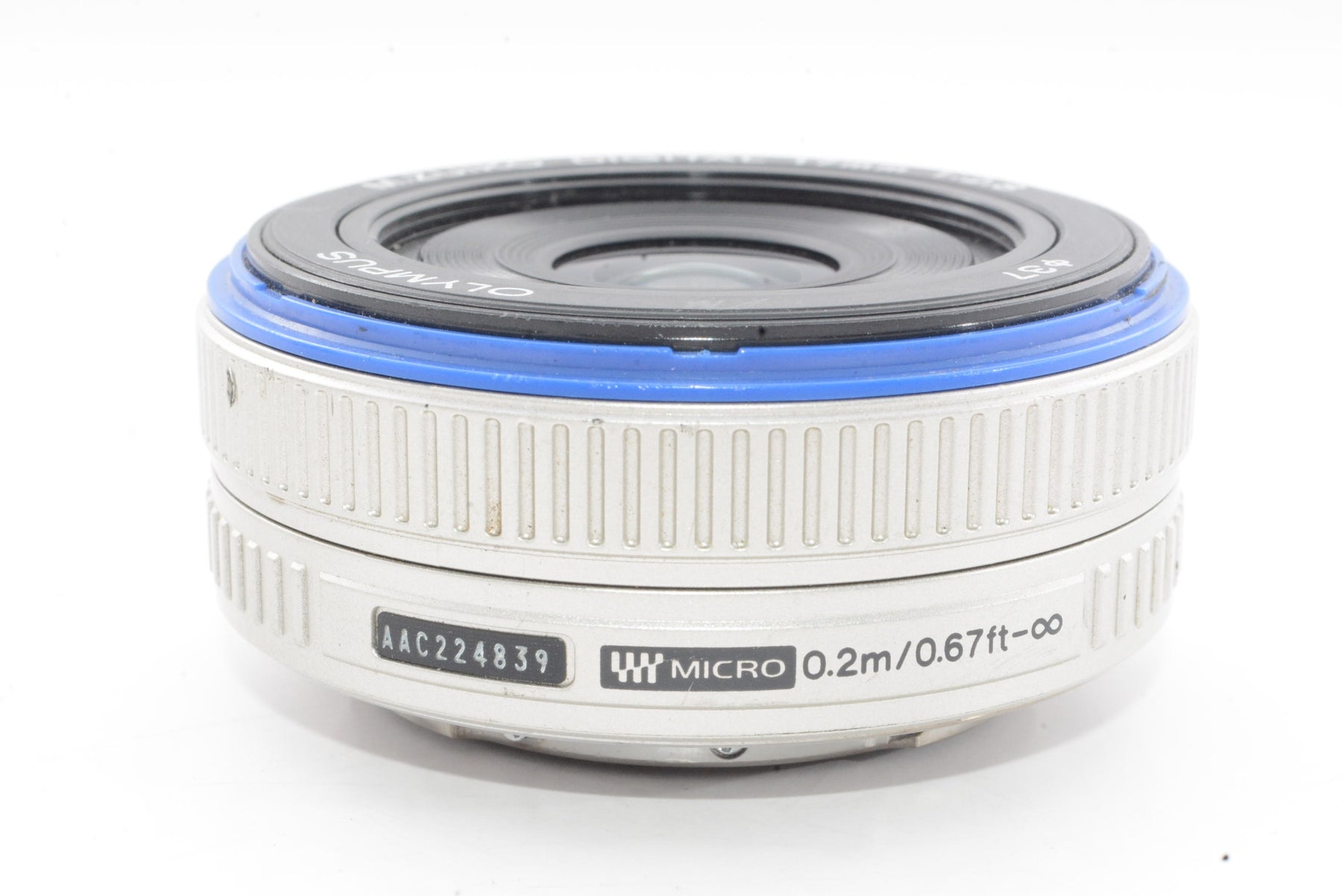 【外観並級】OLYMPUS パンケーキレンズ M.ZUIKO DIGITAL 17mm F2.8 シルバー