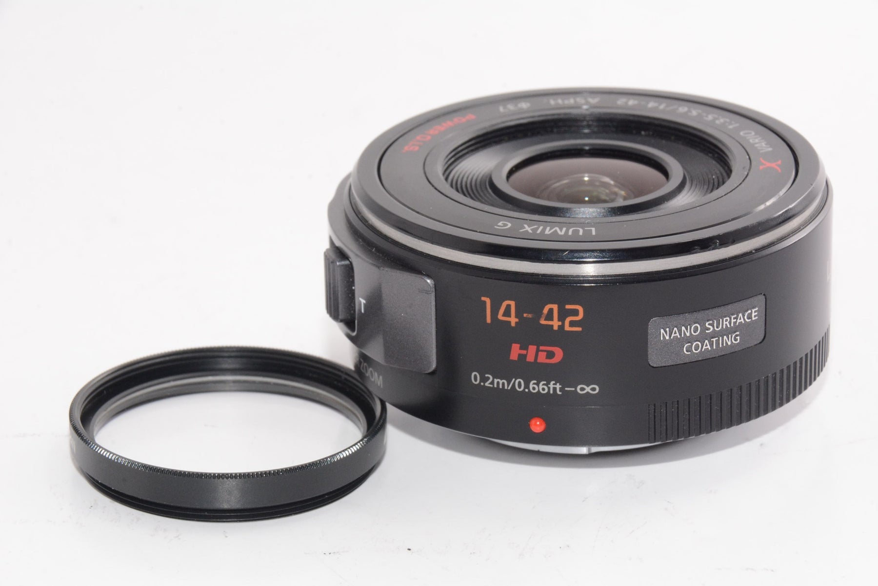 【外観並級】パナソニック ルミックス G X VARIO PZ 14-42mm/F3.5-5.6 ASPH./POWER ブラック H-PS14042-K