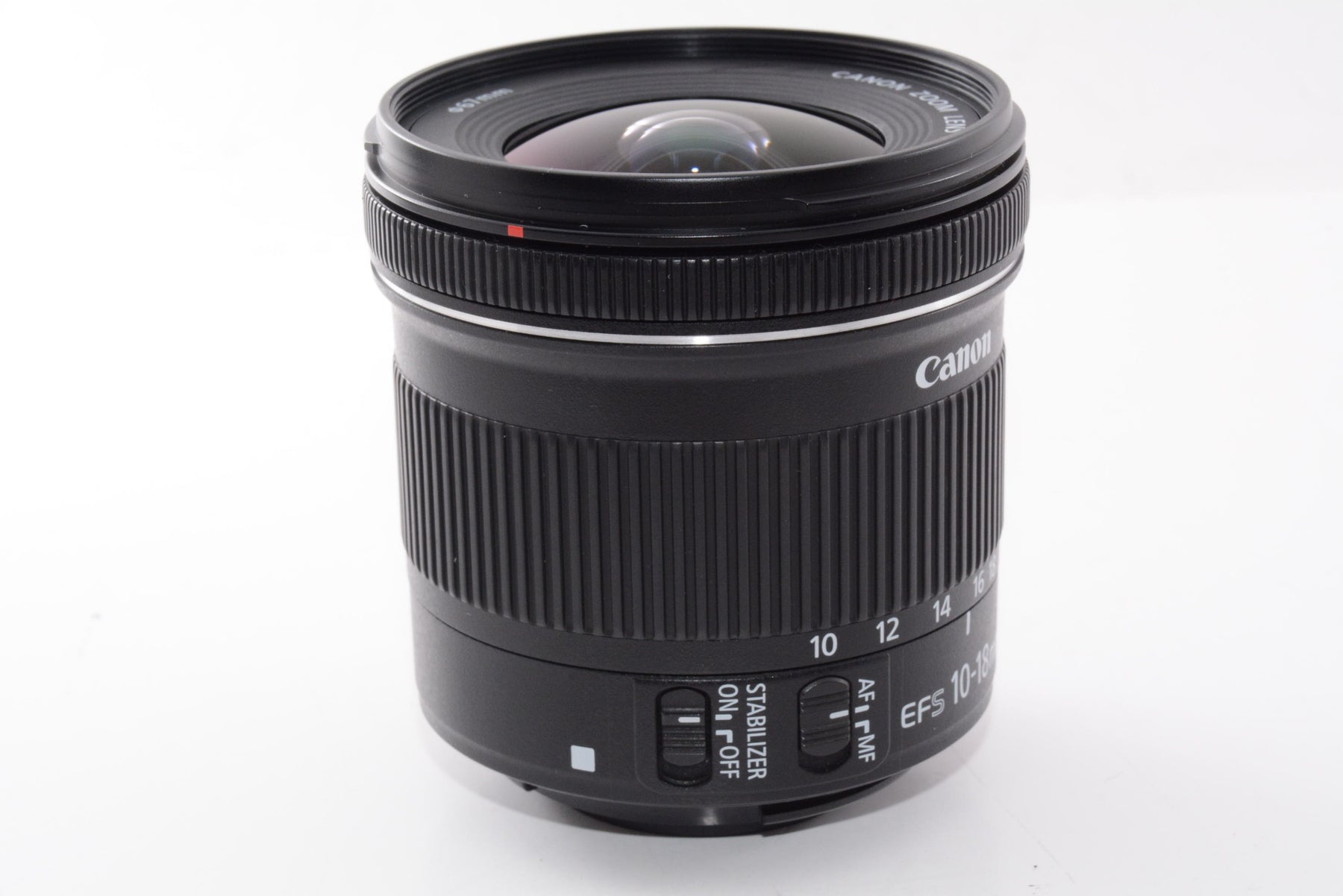【外観特上級】Canon EF-S 10-18mm f/4.5-5.6 IS STMレンズ