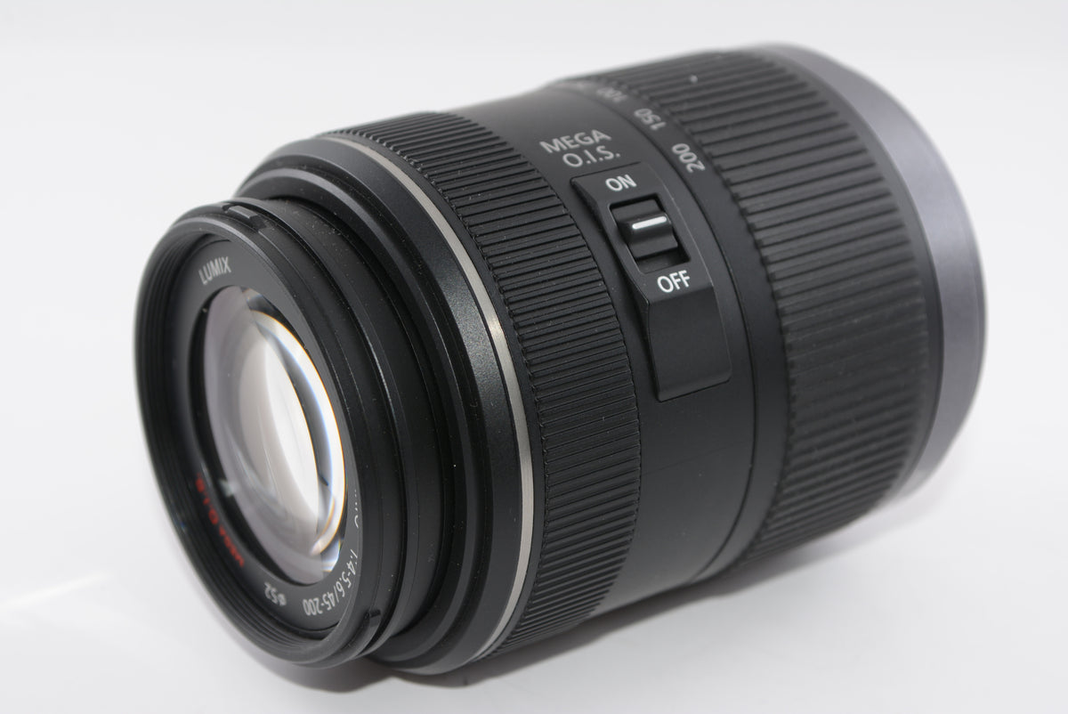 【外観特上級】パナソニック ルミックス G VARIO 45-200mm/F4.0-5.6/MEGA O.I.S. H-FS045200
