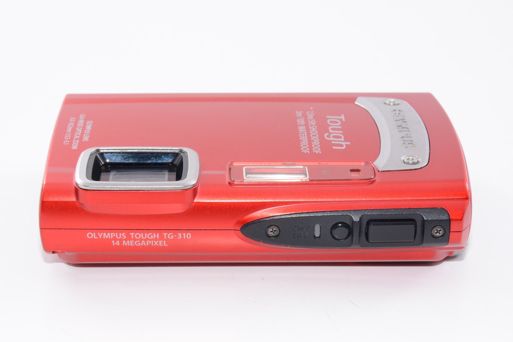 【外観特上級】OLYMPUS 防水デジタルカメラ TOUGH TG-310 レッド