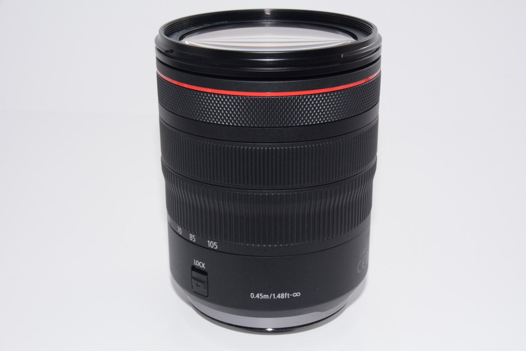【外観特上級】Canon 中望遠ズームレンズ RF24-105mm F4L IS USM EOSR対応 全長107.3mm ブラック RF24-10540LIS