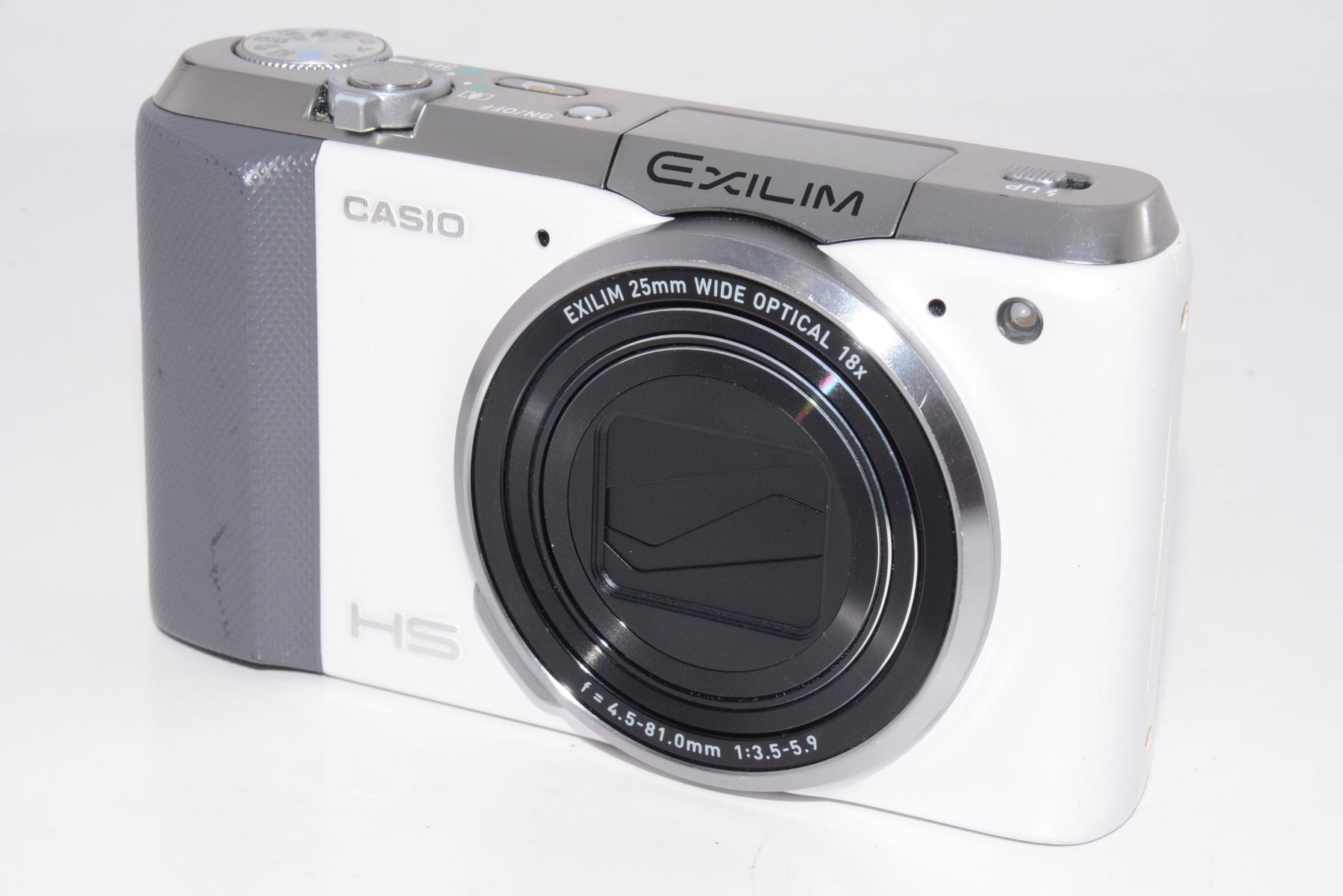 【外観並級】CASIO EXILIM デジタルカメラ ハイスピード 1610万画素 光学18倍ズーム ホワイト EX-ZR700WE