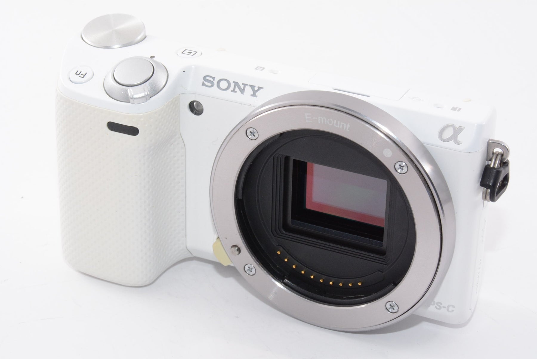 【外観特上級】ソニー SONY ミラーレス一眼 α NEX-5R パワーズームレンズキット キットレンズ:E PZ 16-50mm F3.5-5.6 OSS ホワイト NEX-5RL/W