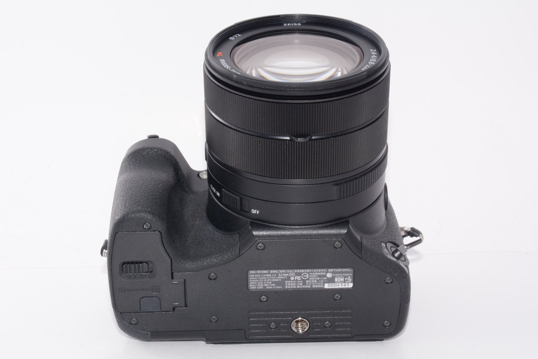 【外観並級】ソニー SONY デジタルカメラ DSC-RX10M3 F2.4-4.0 24-600mm 2010万画素 ブラック Cyber-shot DSC-RX10M3