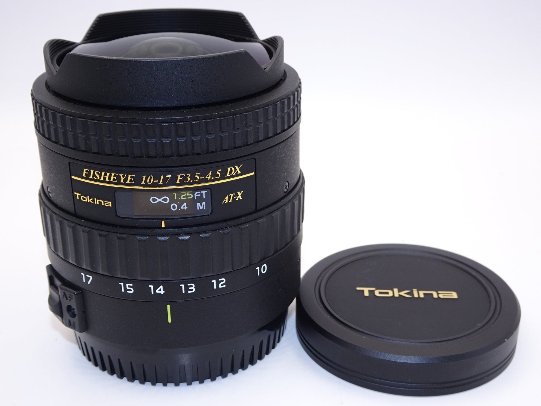 【外観特上級】Tokina 魚眼ズームレンズ AT-X 107 DX Fisheye 10-17mm F3.5-4.5 (IF) キヤノン用 APS-C対応