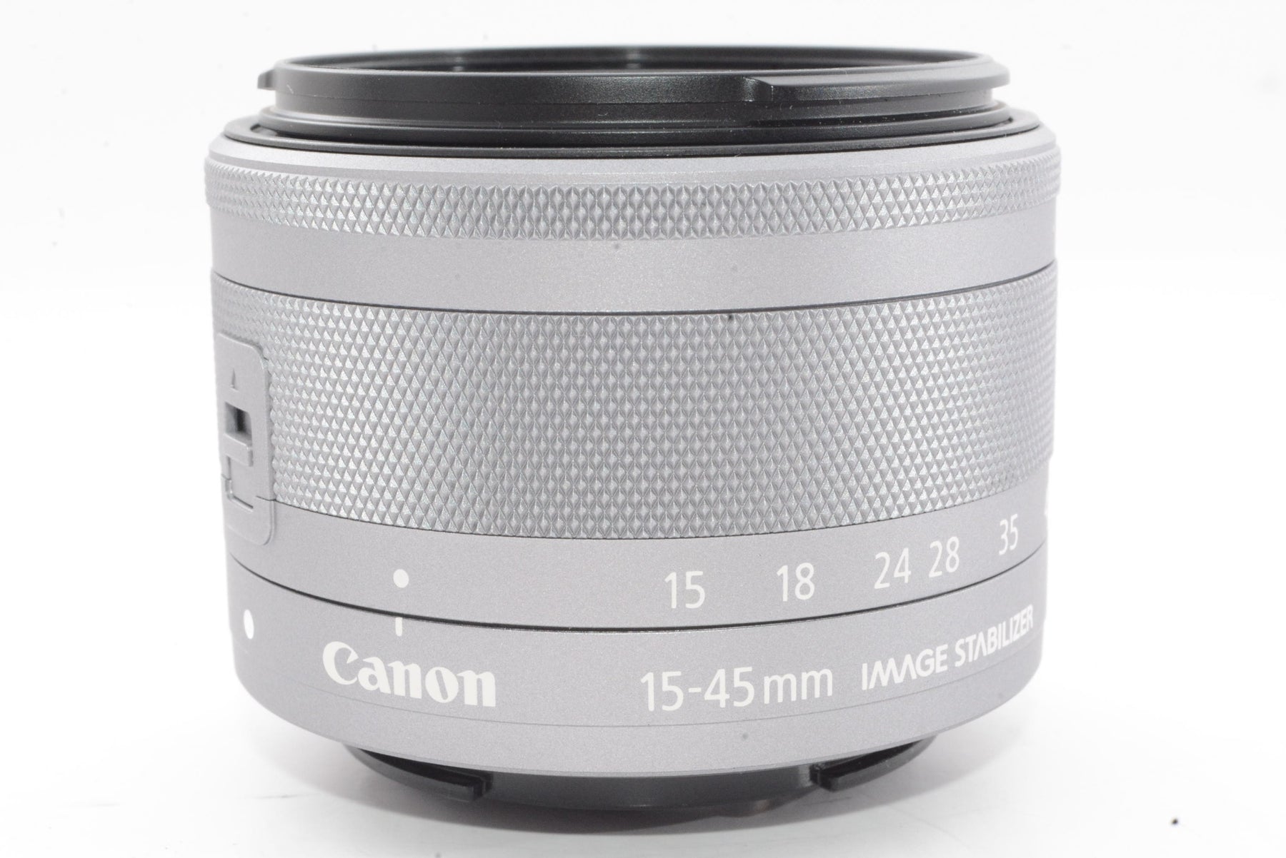 【外観特上級】Canon 標準ズームレンズ EF-M15-45mm F3.5-6.3IS STM(シルバー) ミラーレス一眼対応 EF-M15-45ISSTMSL