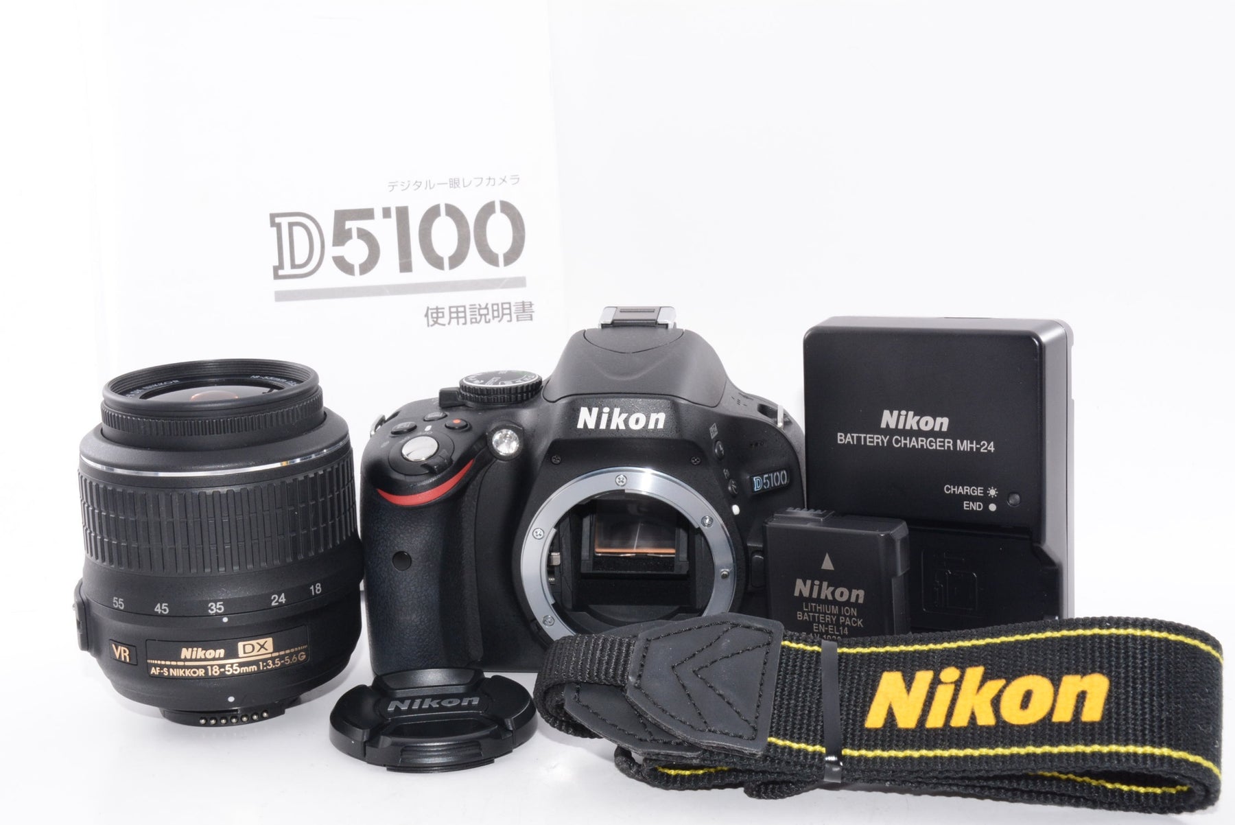 【外観並級】Nikon デジタル一眼レフカメラ D5100 18-55VR レンズキット