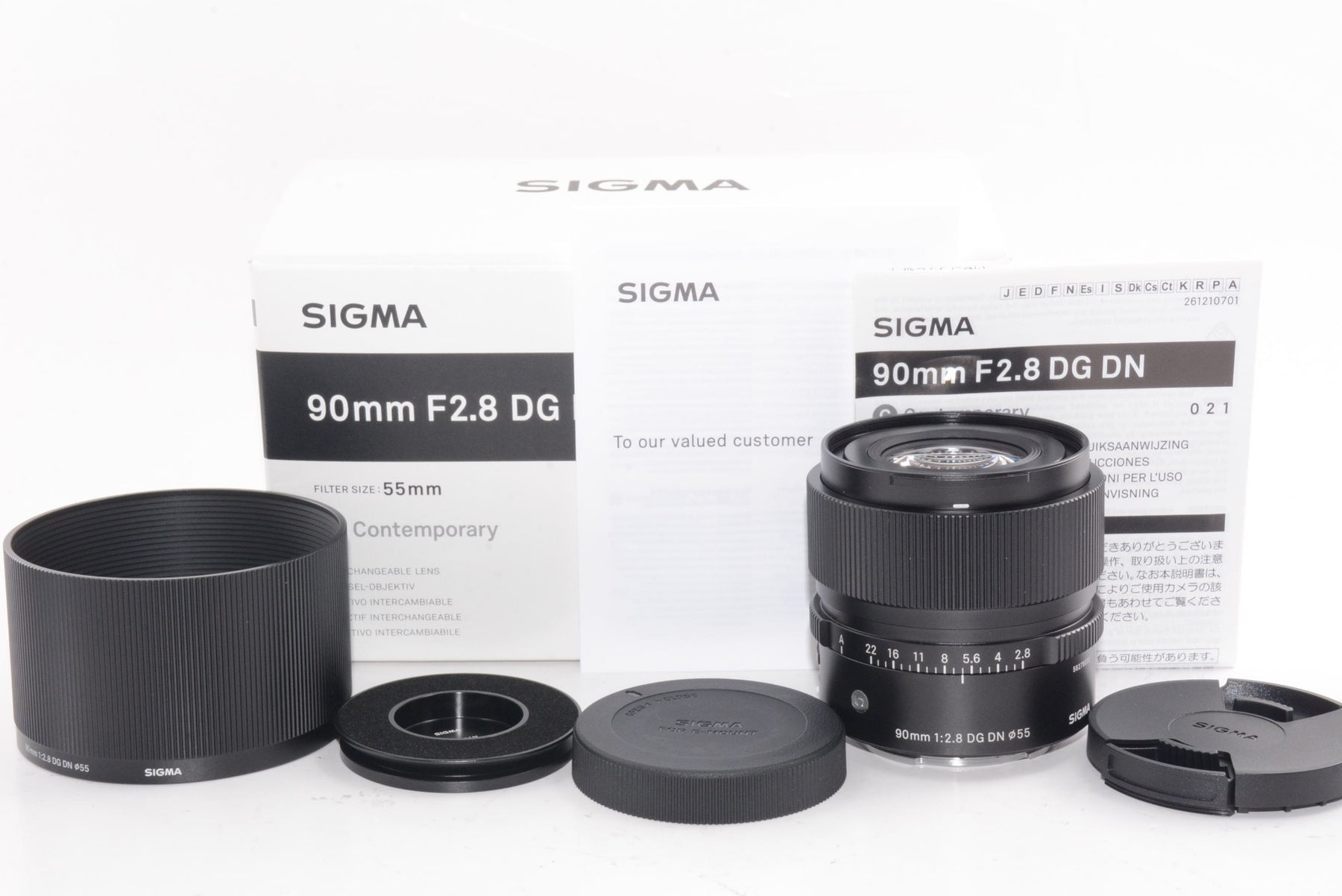 【外観特上級】シグマ(Sigma) SIGMA シグマ Sony Eマウント レンズ 90mm F2.8 DG DN 単焦点 望遠 フルサイズ Contemporaryミラーレス専用