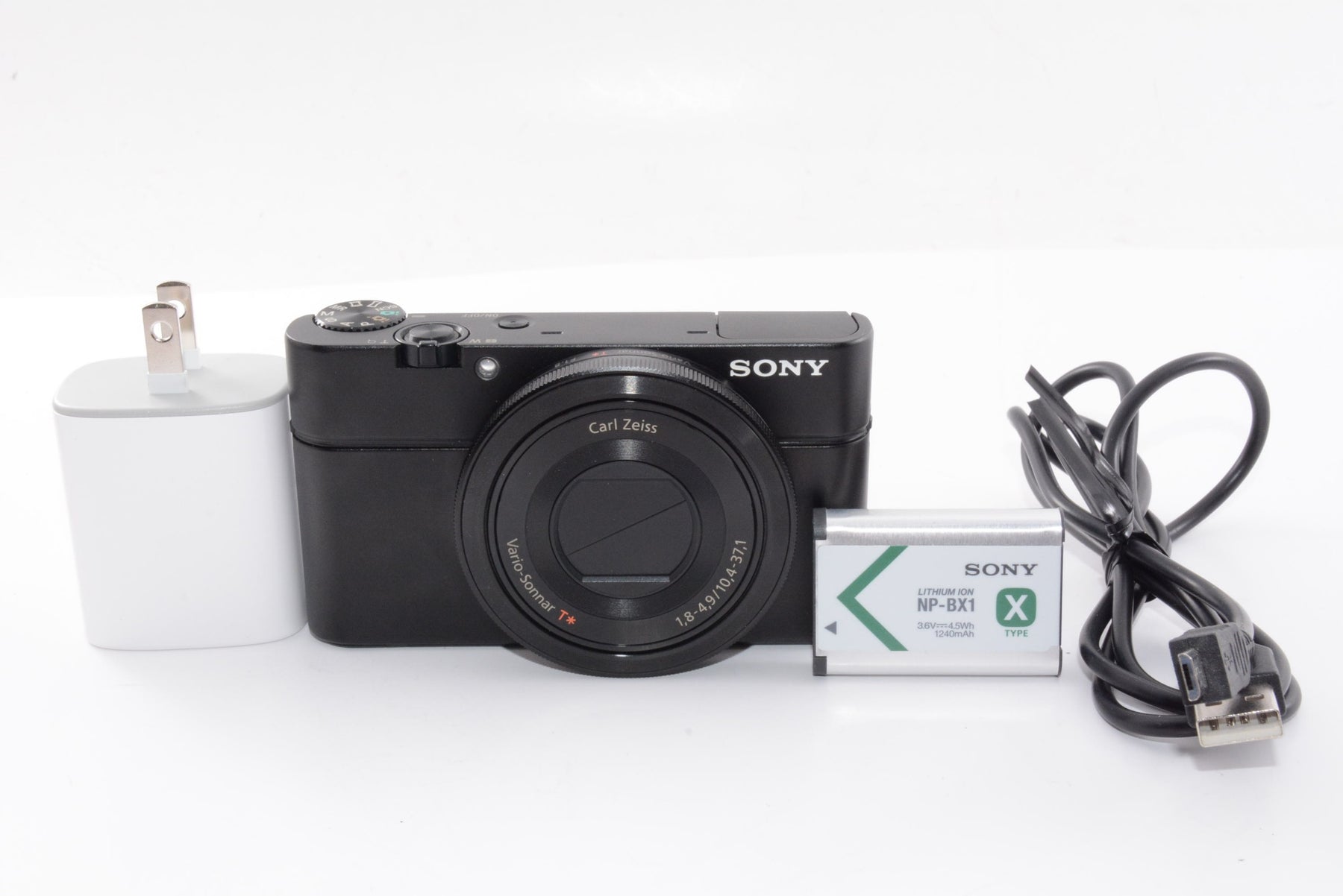 【外観特上級】SONY デジタルカメラ DSC-RX100 1.0型センサー F1.8レンズ搭載 ブラック Cyber-shot DSC-RX100