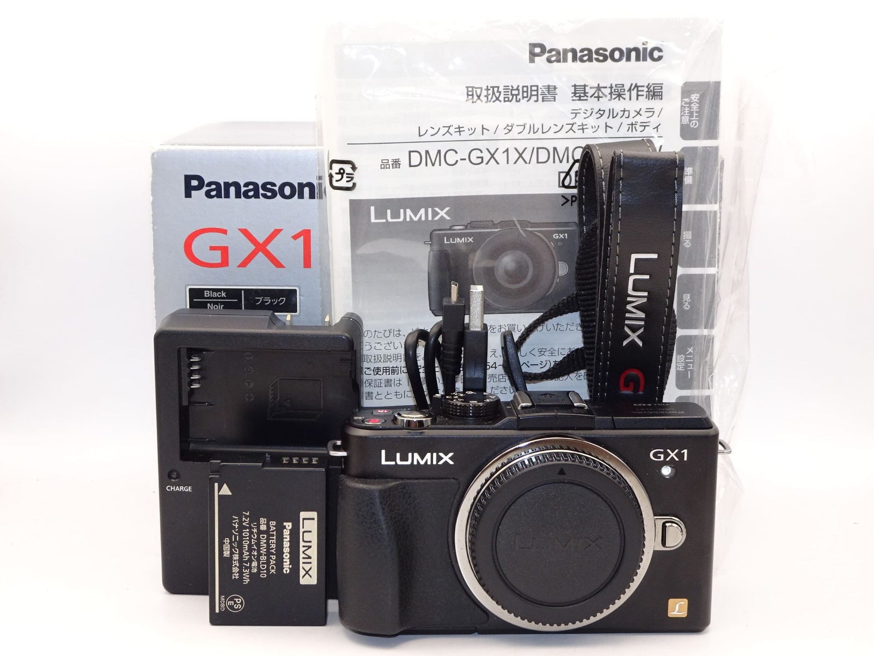 【外観特上級】パナソニック ミラーレス一眼カメラ ルミックス GX1 ボディ エスプリブラック DMC-GX1-K