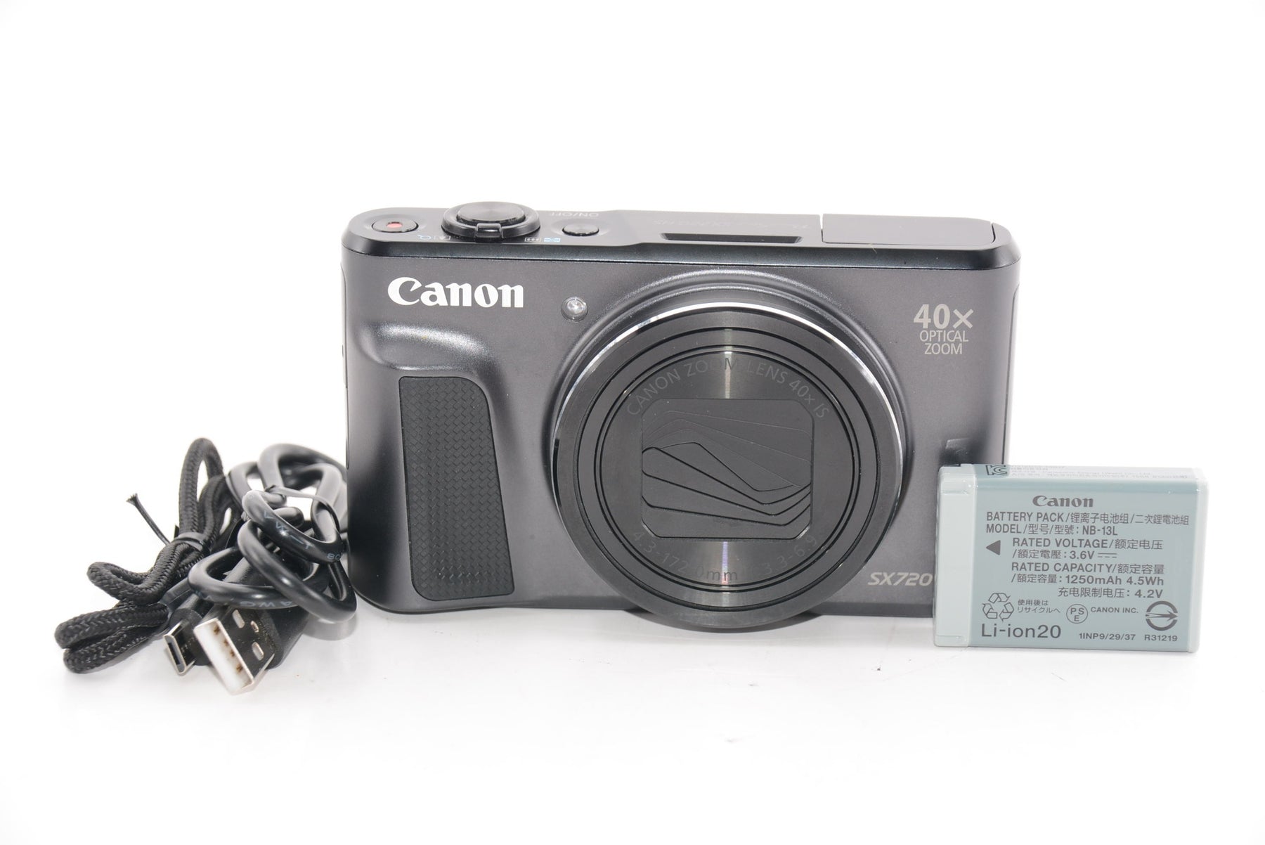 【外観特上級】Canon デジタルカメラ PowerShot SX720 HS ブラック