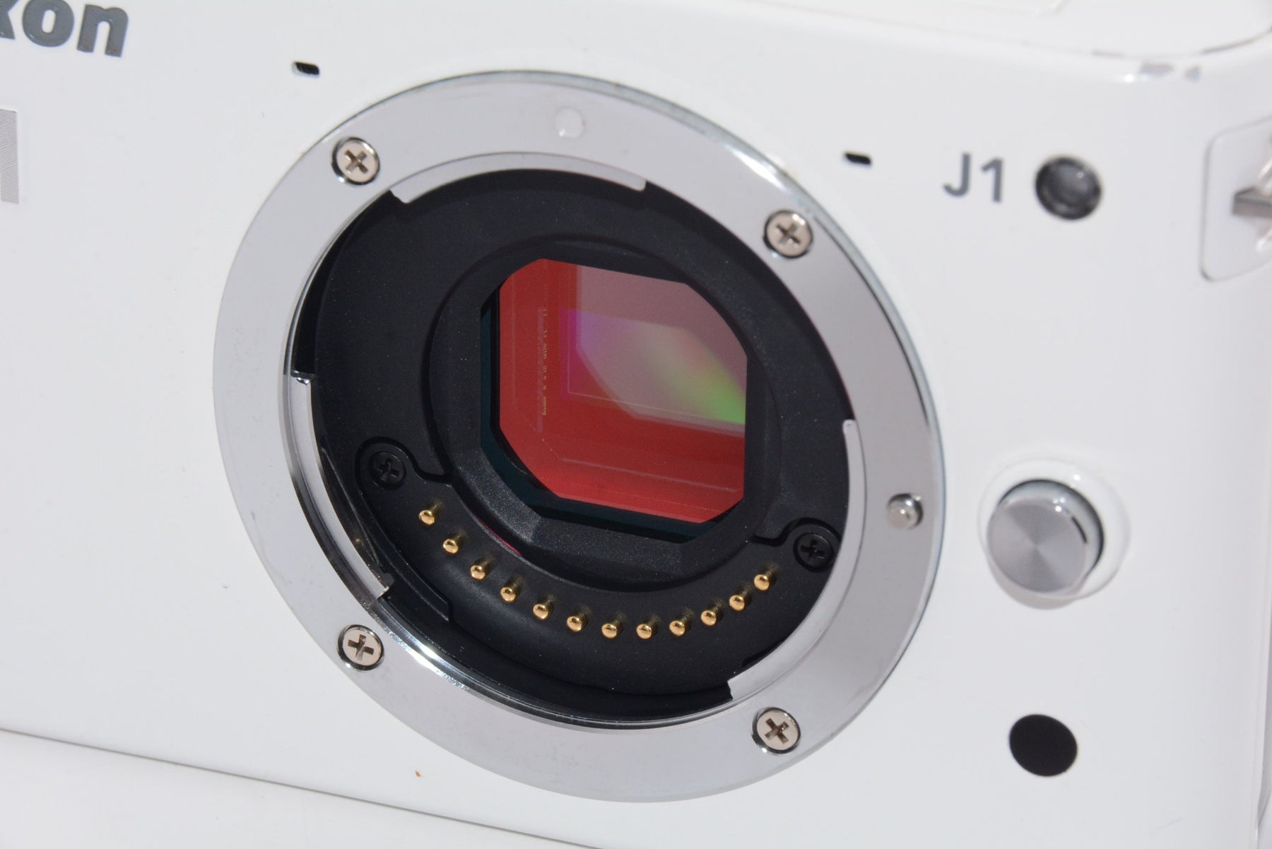 【外観並級】Nikon ニコン ミラーレス一眼カメラ Nikon 1 J1 ボディ ホワイト