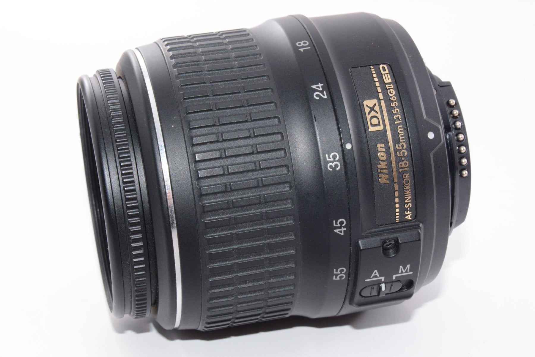【外観特上級】Nikon 標準ズームレンズ AF-S DX Zoom Nikkor ED 18-55mm f/3.5-5.6 G II ブラック