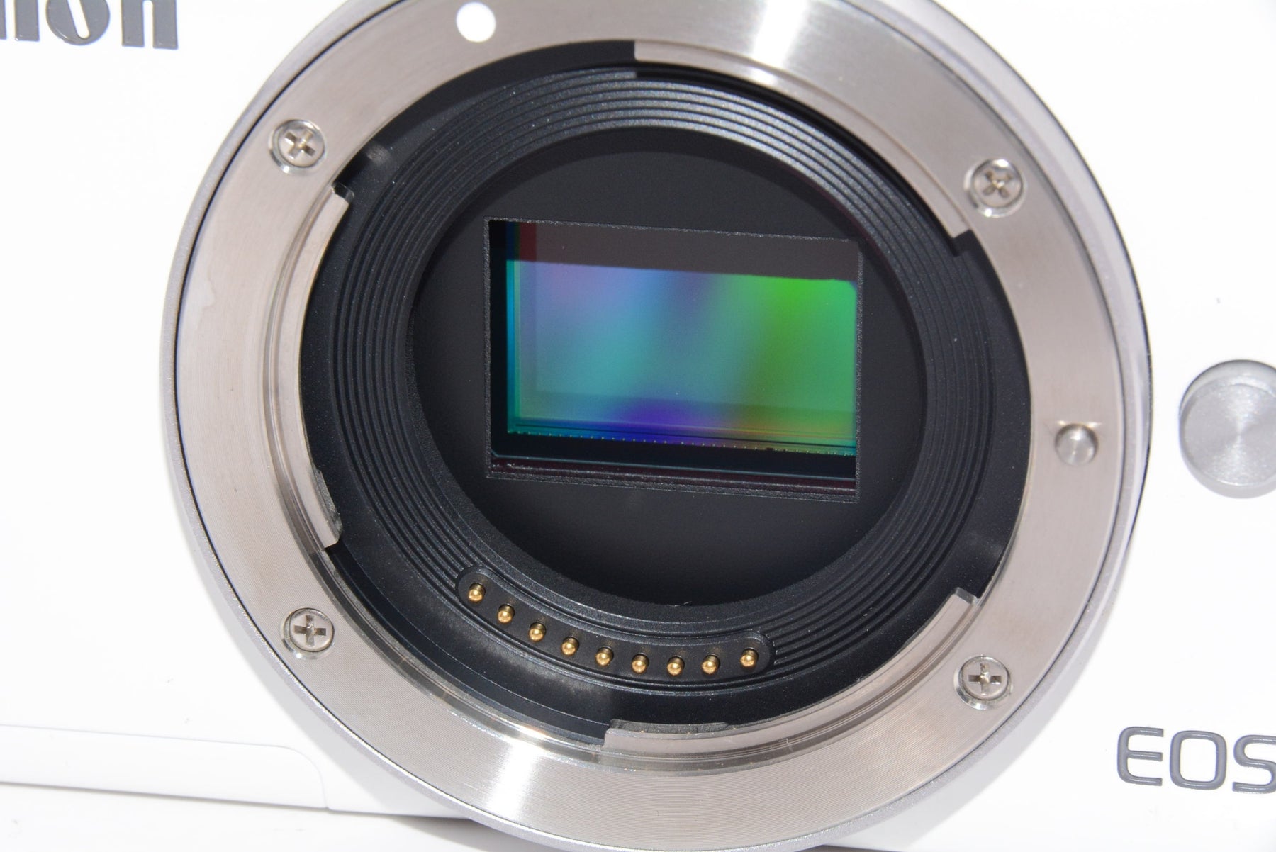 【外観並級】Canon ミラーレス一眼カメラ EOS M10 ボディ(ホワイト)