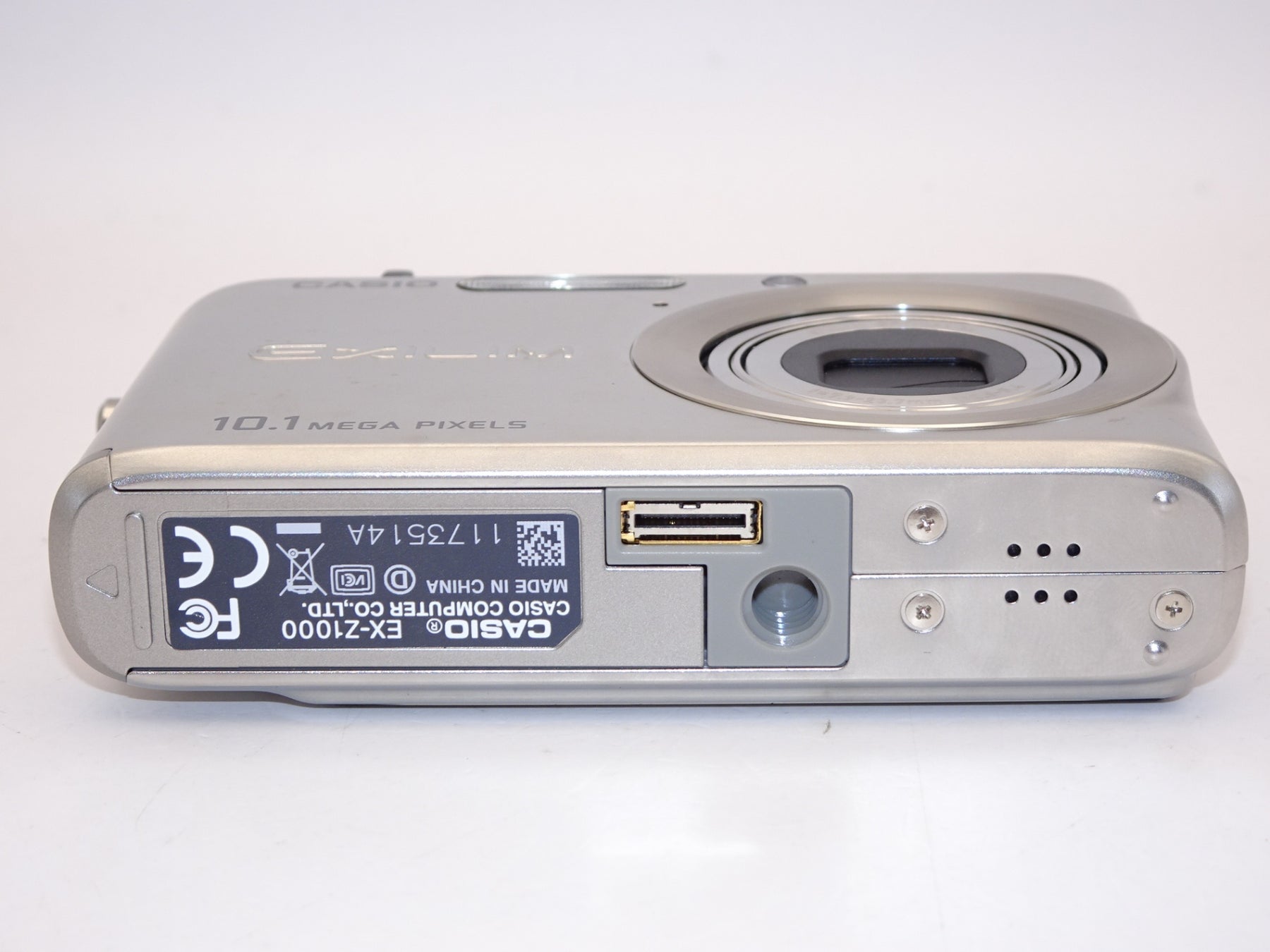 【外観特上級】CASIO デジタルカメラ EXILIM ZOOM EX-Z1000 シルバー