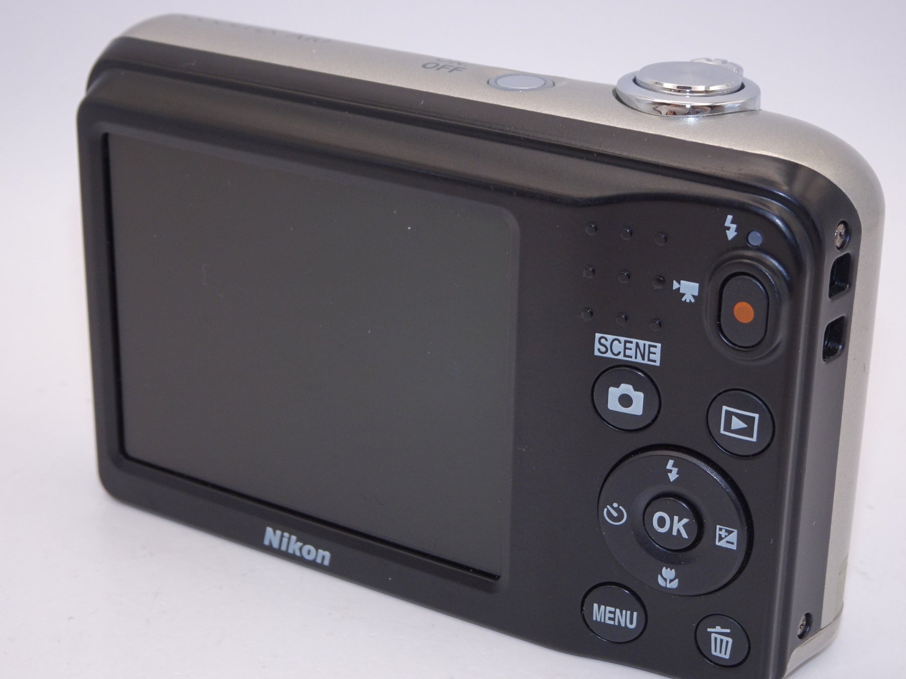 【外観並級】Nikon デジタルカメラ COOLPIX A10 シルバー A10SL