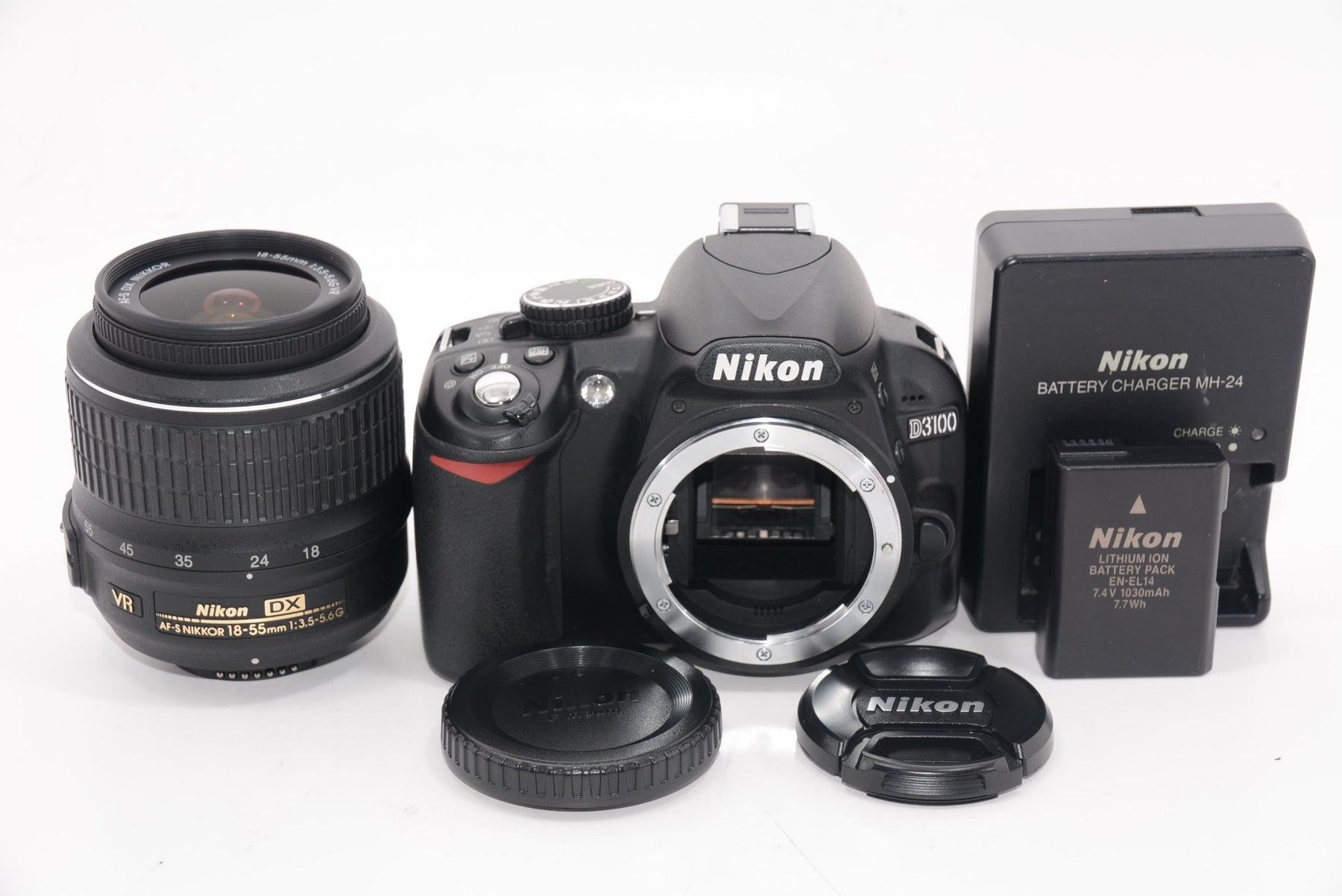 【外観特上級】Nikon デジタル一眼レフカメラ D3100 レンズキット D3100LK